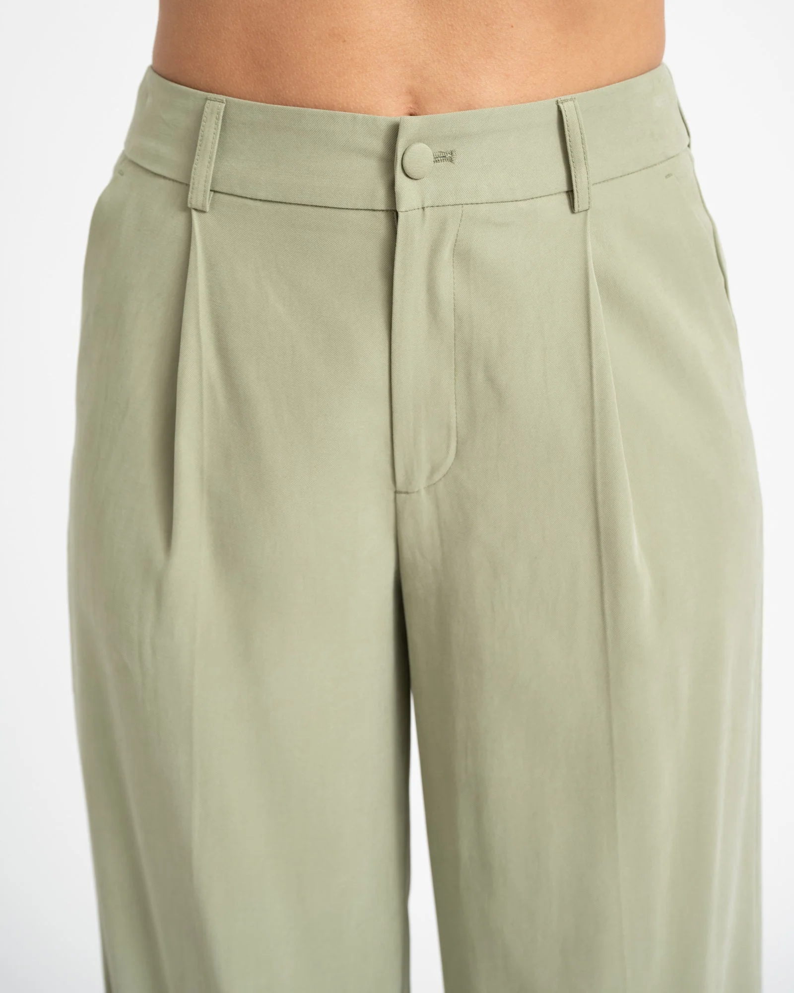 TILTIL Sanne Rayon Pantalon Sage - Image 8