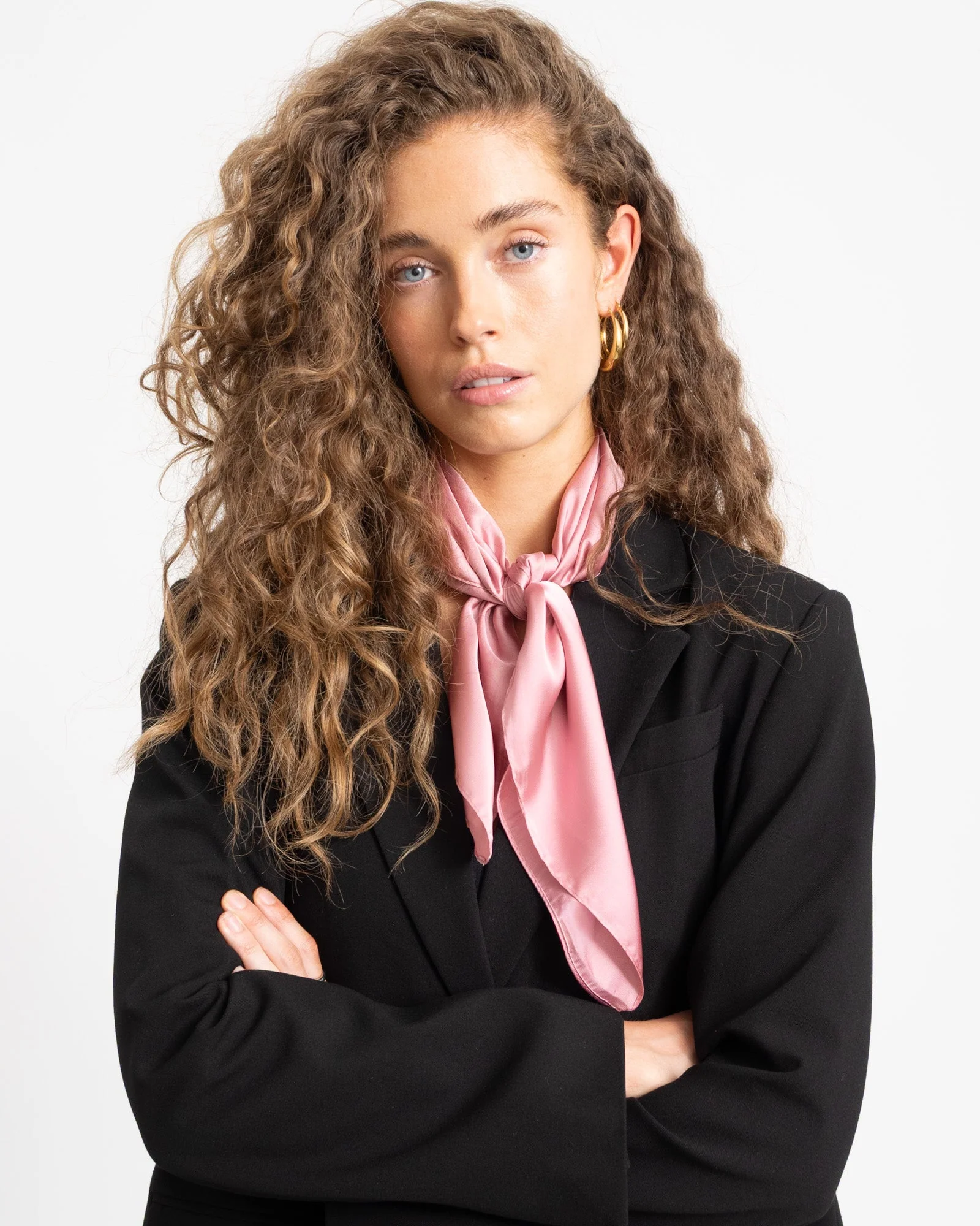 TILTIL Satin Scarf Tonal Pink - Image 2