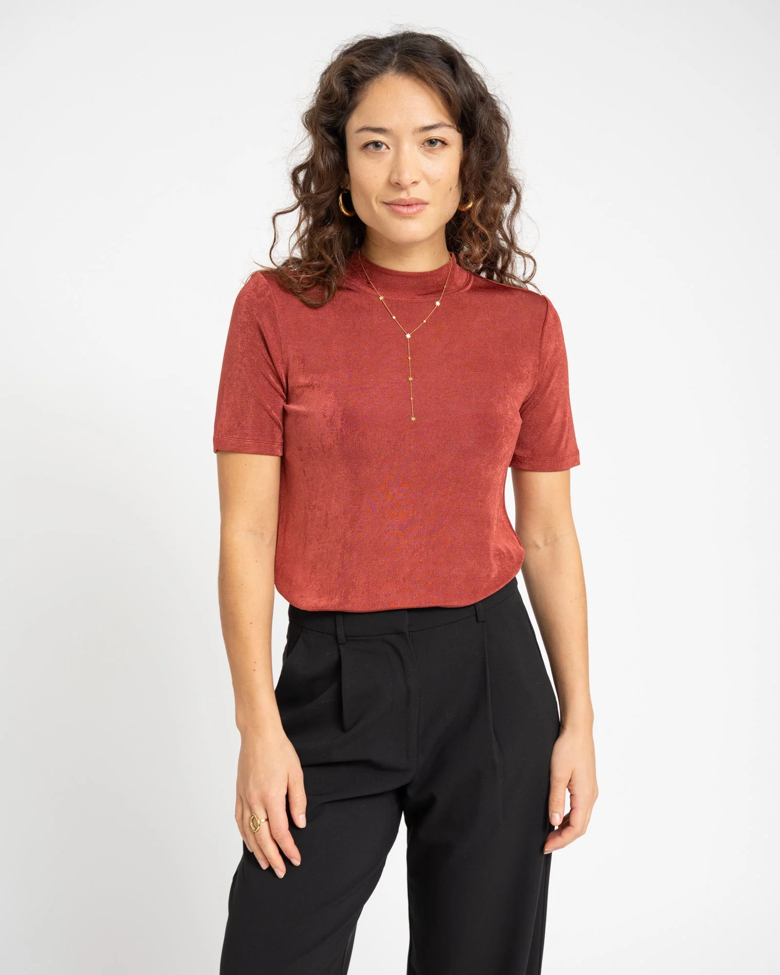 TILTIL Shimmy Highneck Cherry Blush