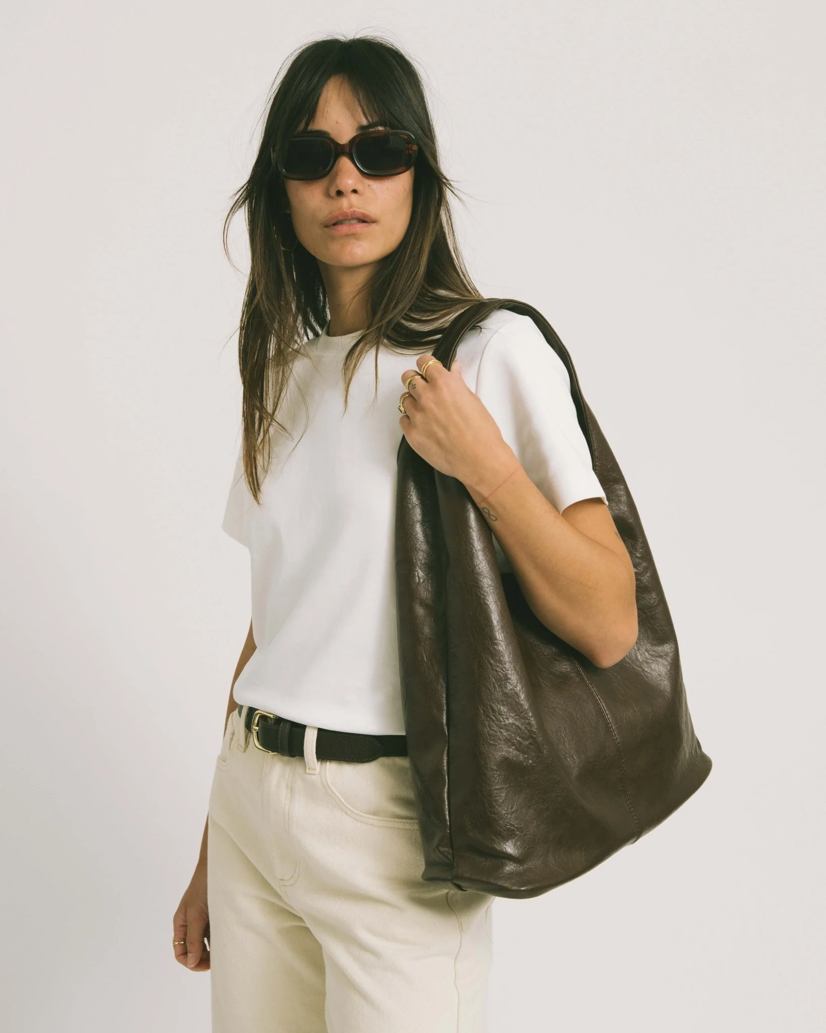 TILTIL Slouchy Bag Brown
