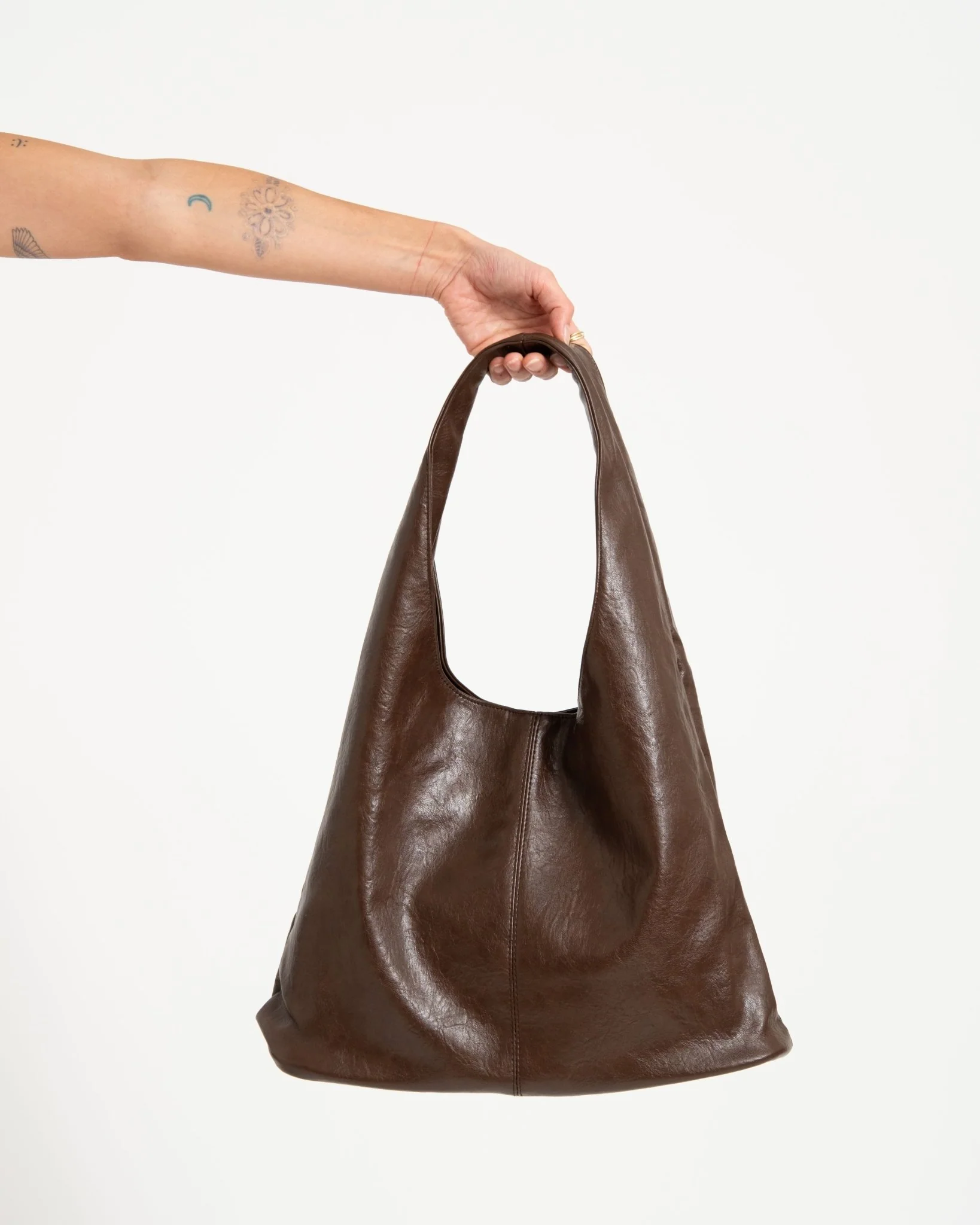 TILTIL Slouchy Bag Brown - Image 3