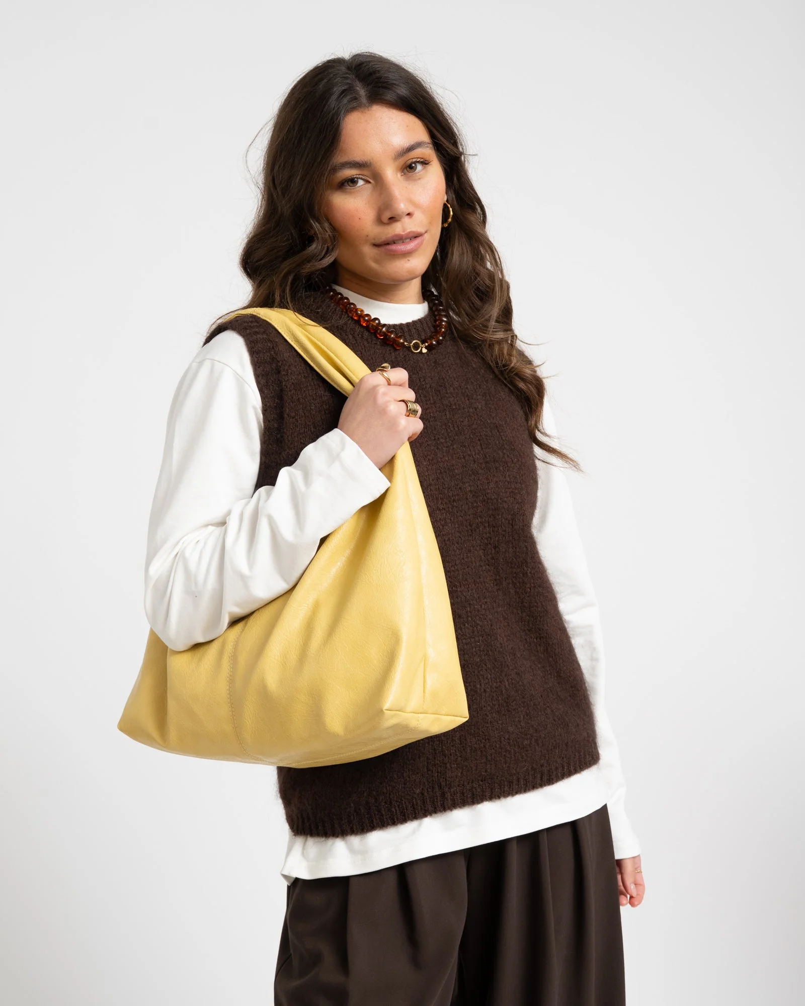 TILTIL Slouchy Butter Yellow Bag - Image 3