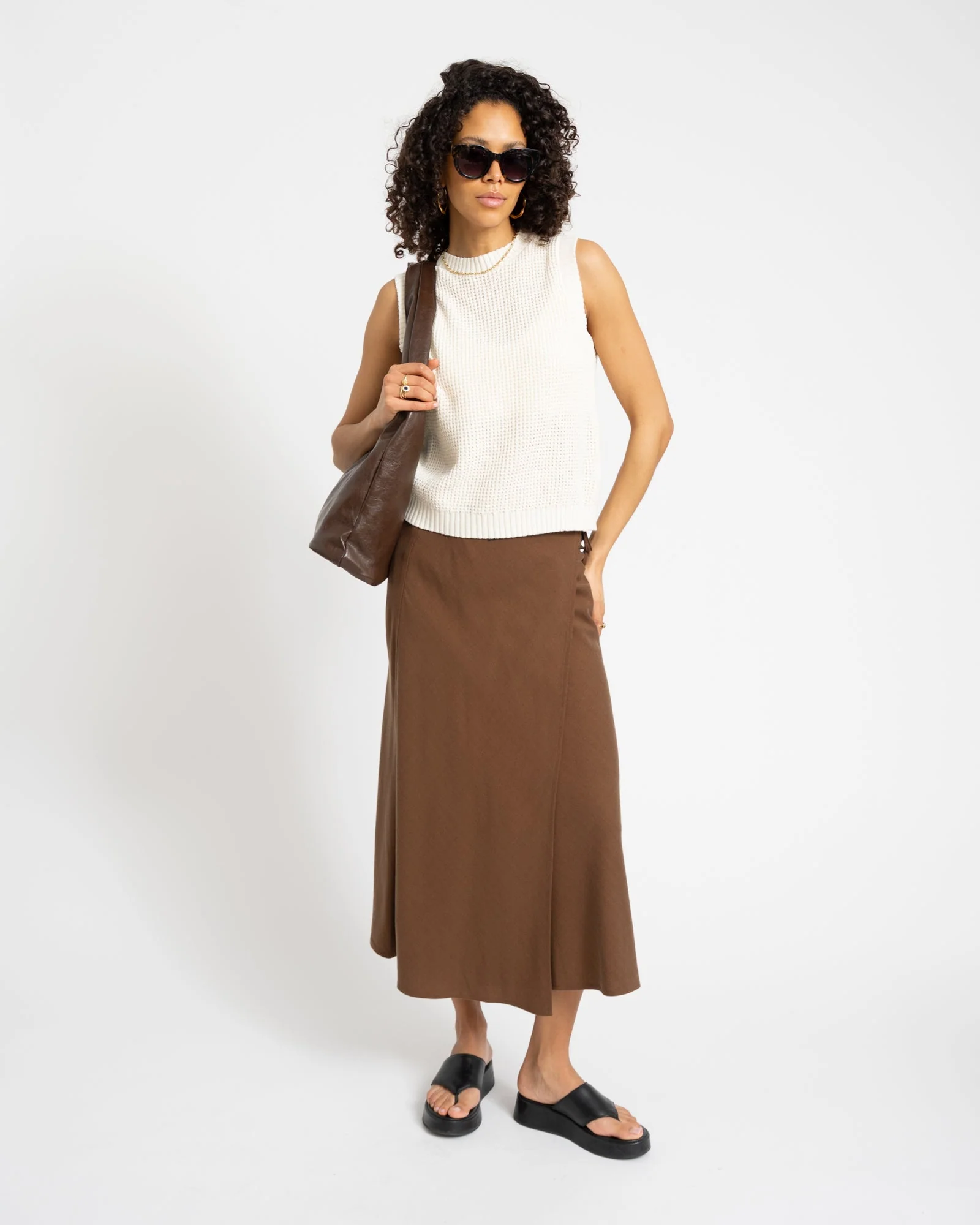TILTIL Soesja Open Back Top Beige - Image 7
