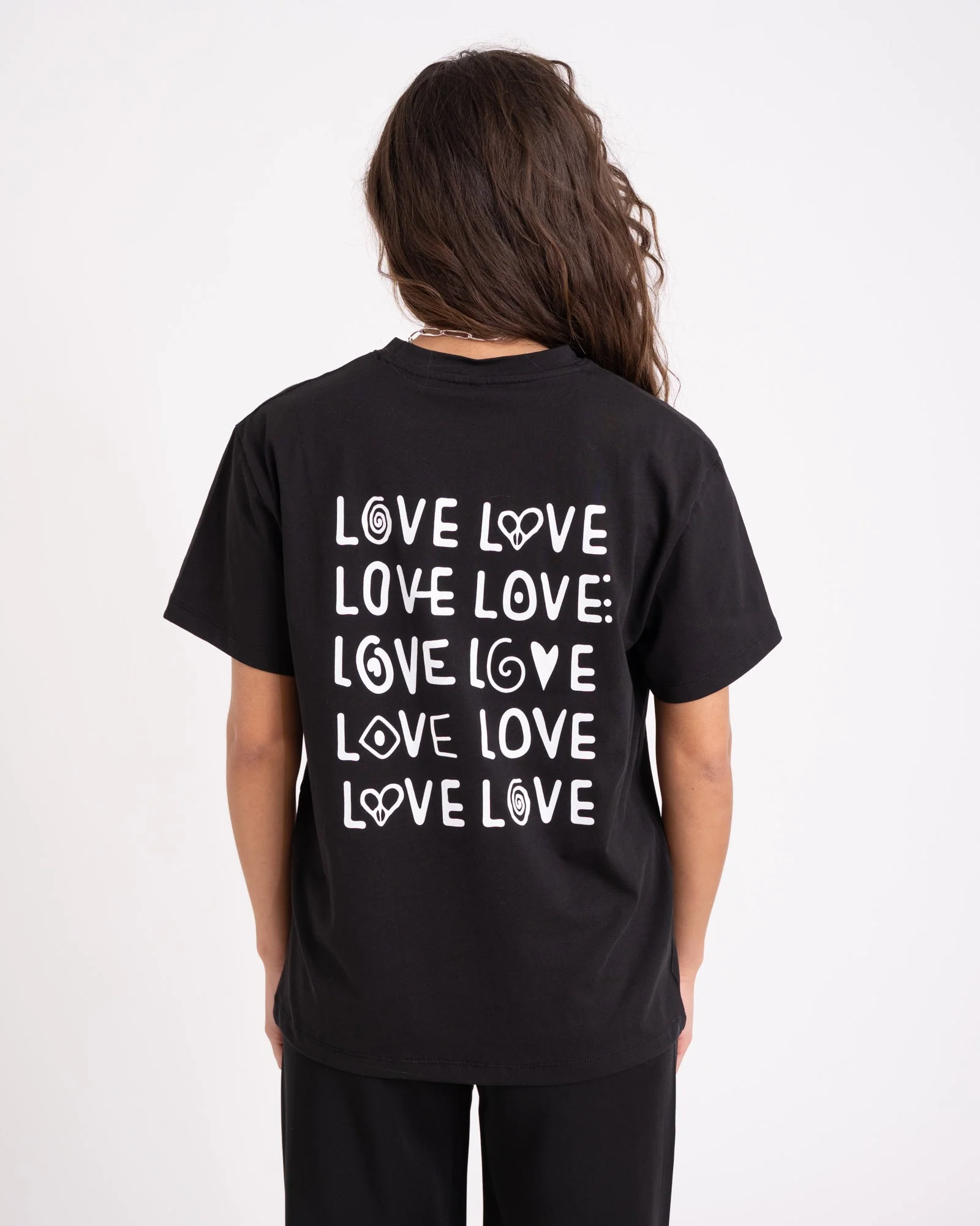 TILTIL Spread The Love Tee Black - Image 3