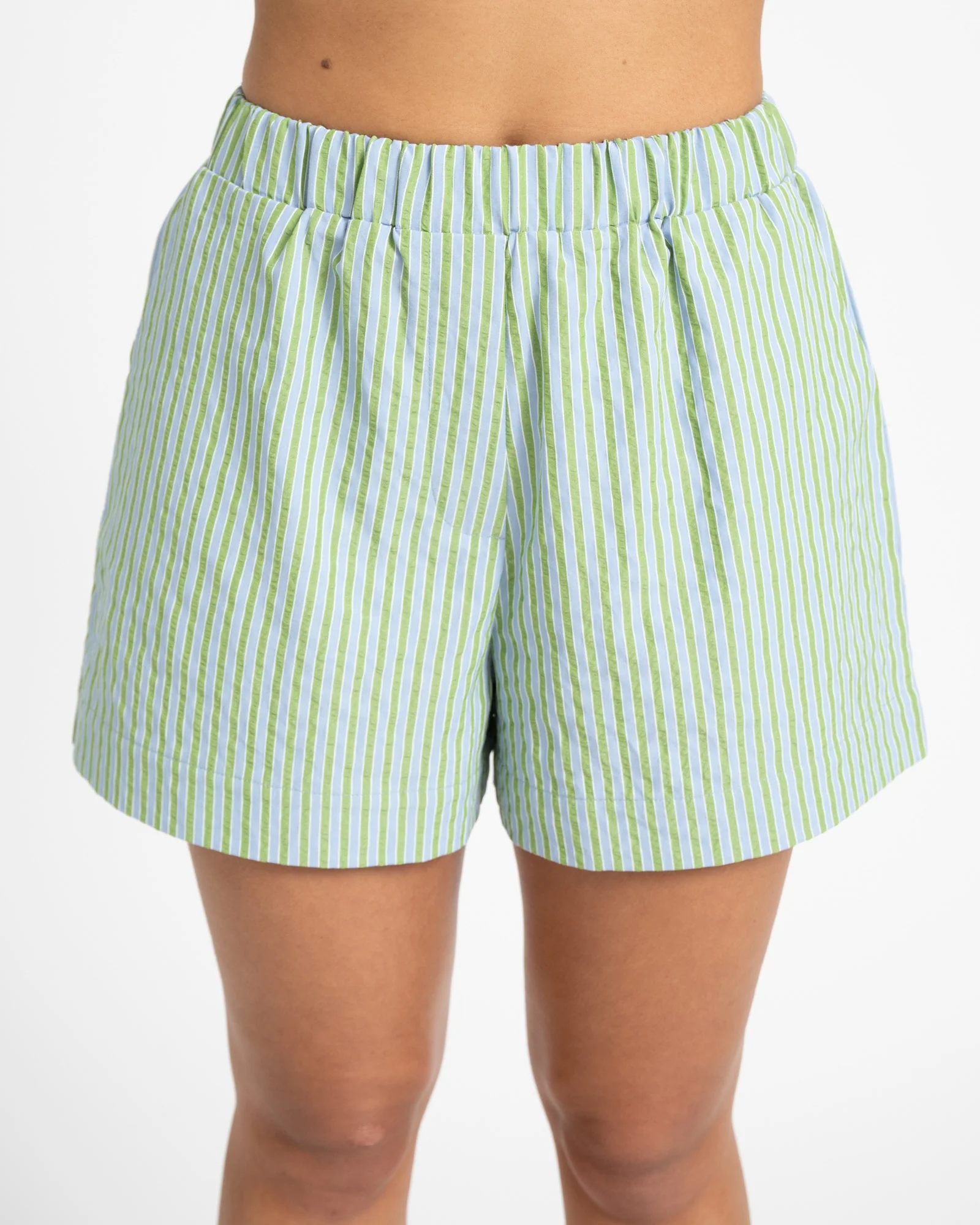 TILTIL Striped Silia Short Light Green - Image 7