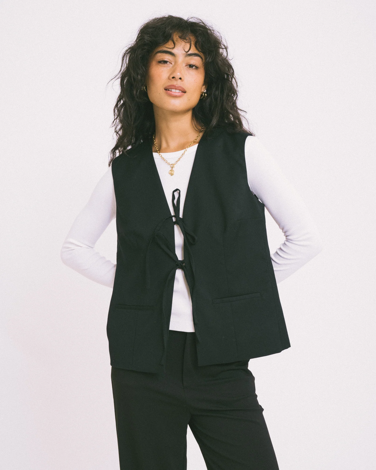 TILTIL Suki Gilet Black