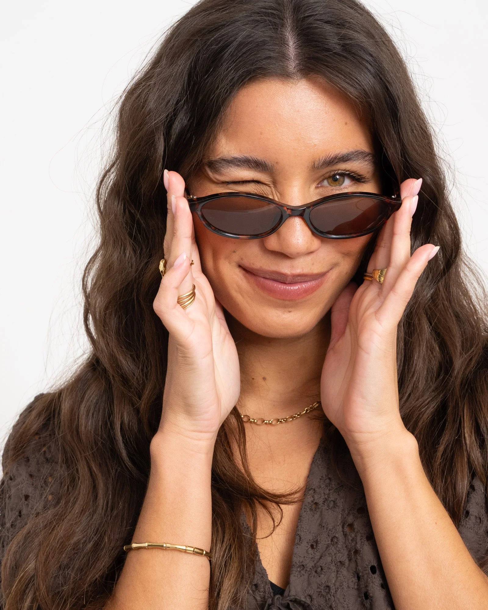 TILTIL Zonnebril Aurelie Brown