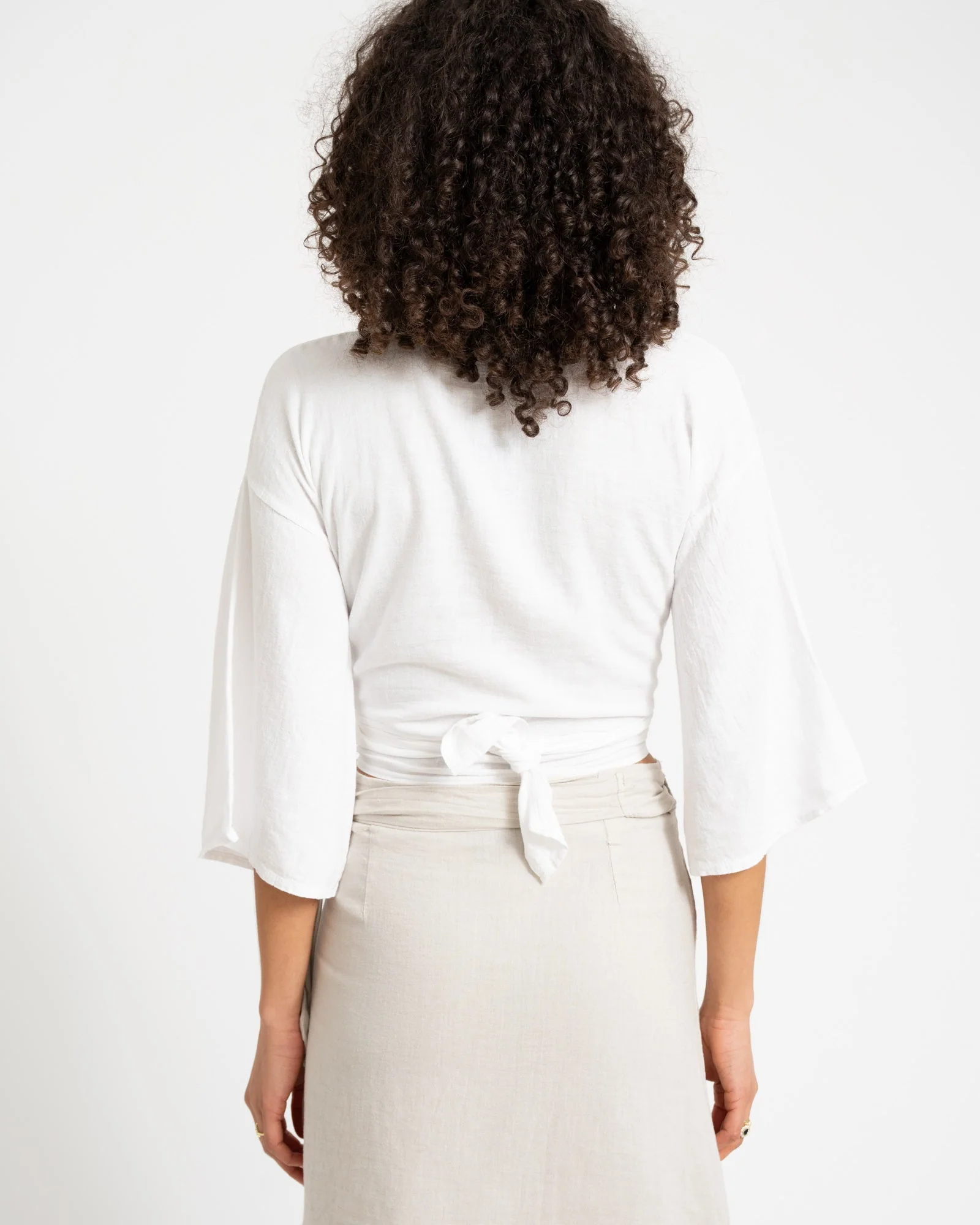 TILTIL Sunny Linen Top White One Size - Image 5