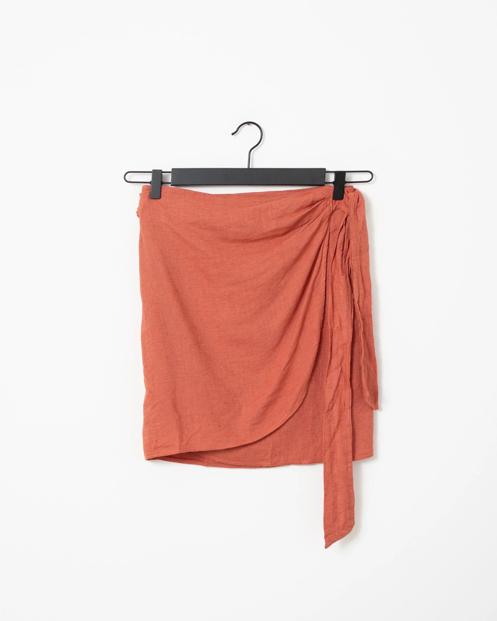 TILTIL Sunny Linen Wrap Skirt Pomegranate - Image 7