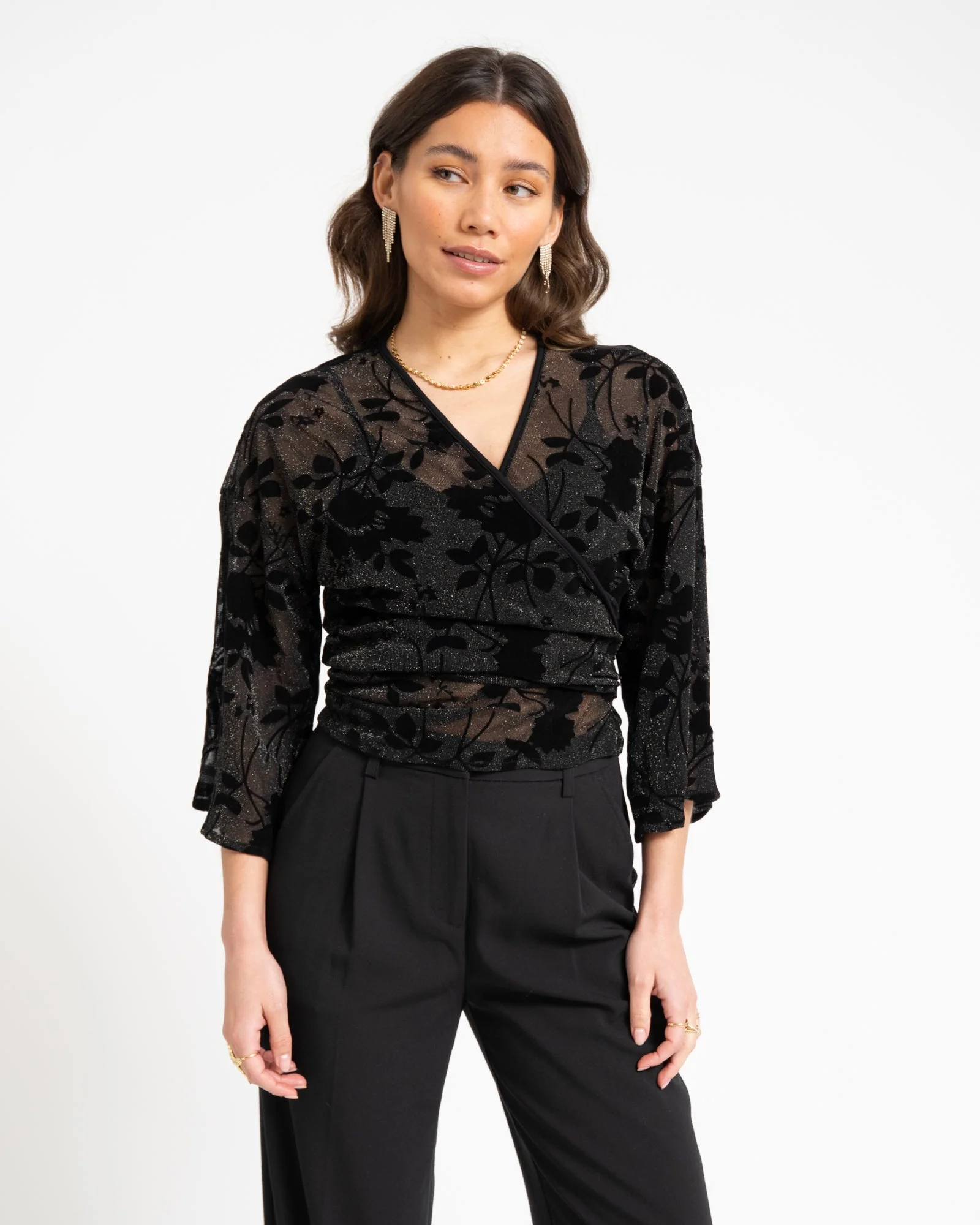 TILTIL Sunny Velvet Mesh Black One Size