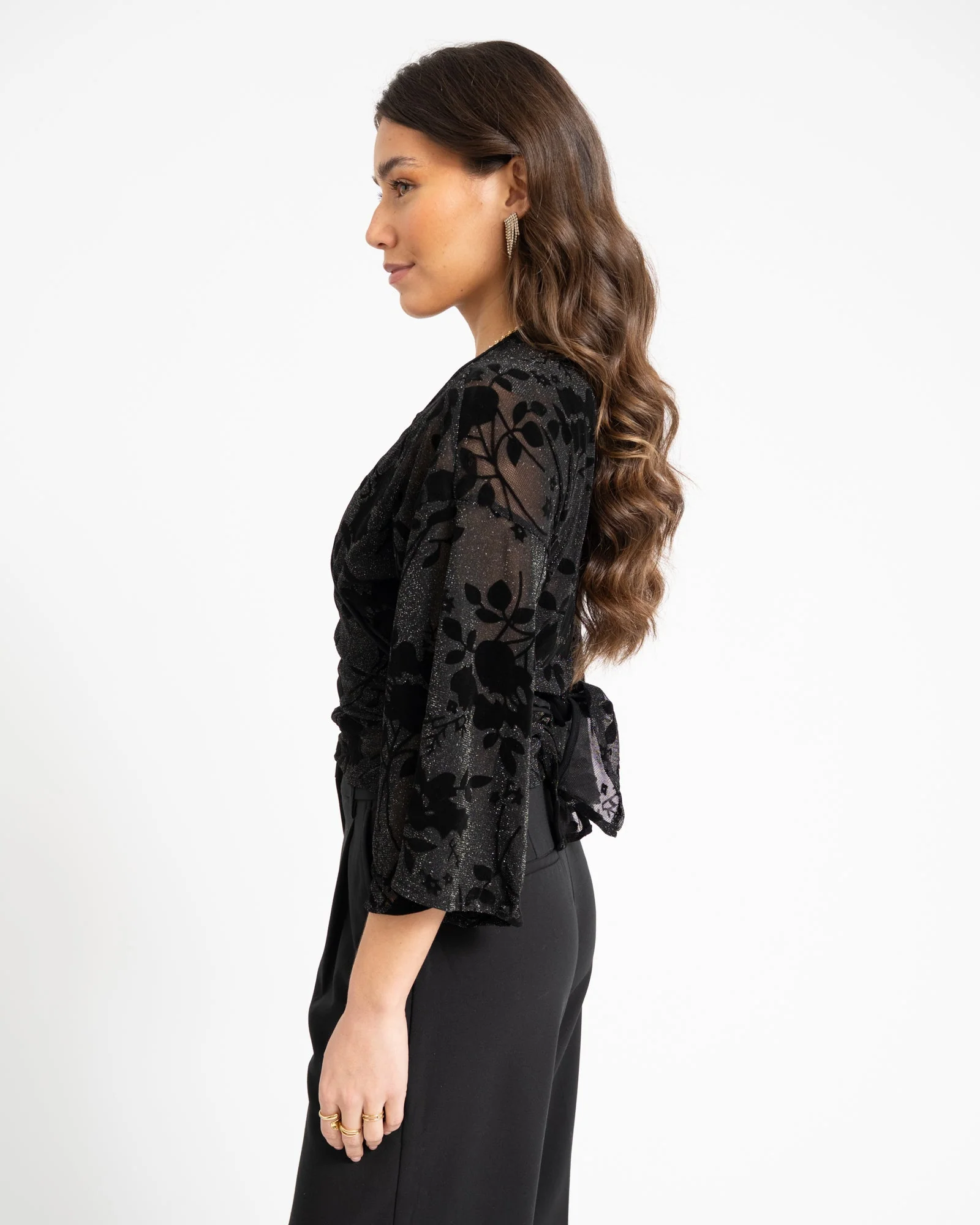 TILTIL Sunny Velvet Mesh Black One Size - Image 4