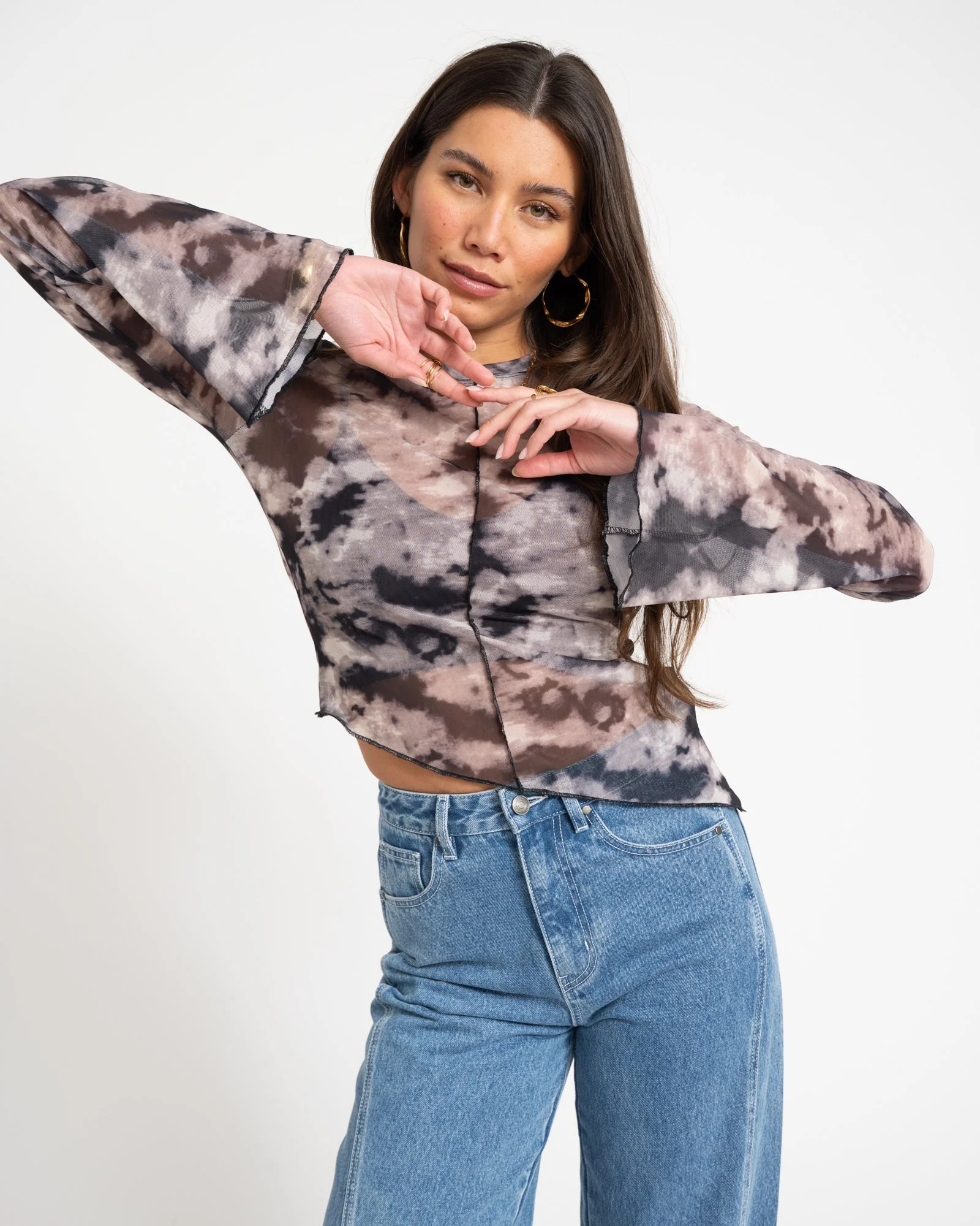 TILTIL Suzie Mesh Faded Black