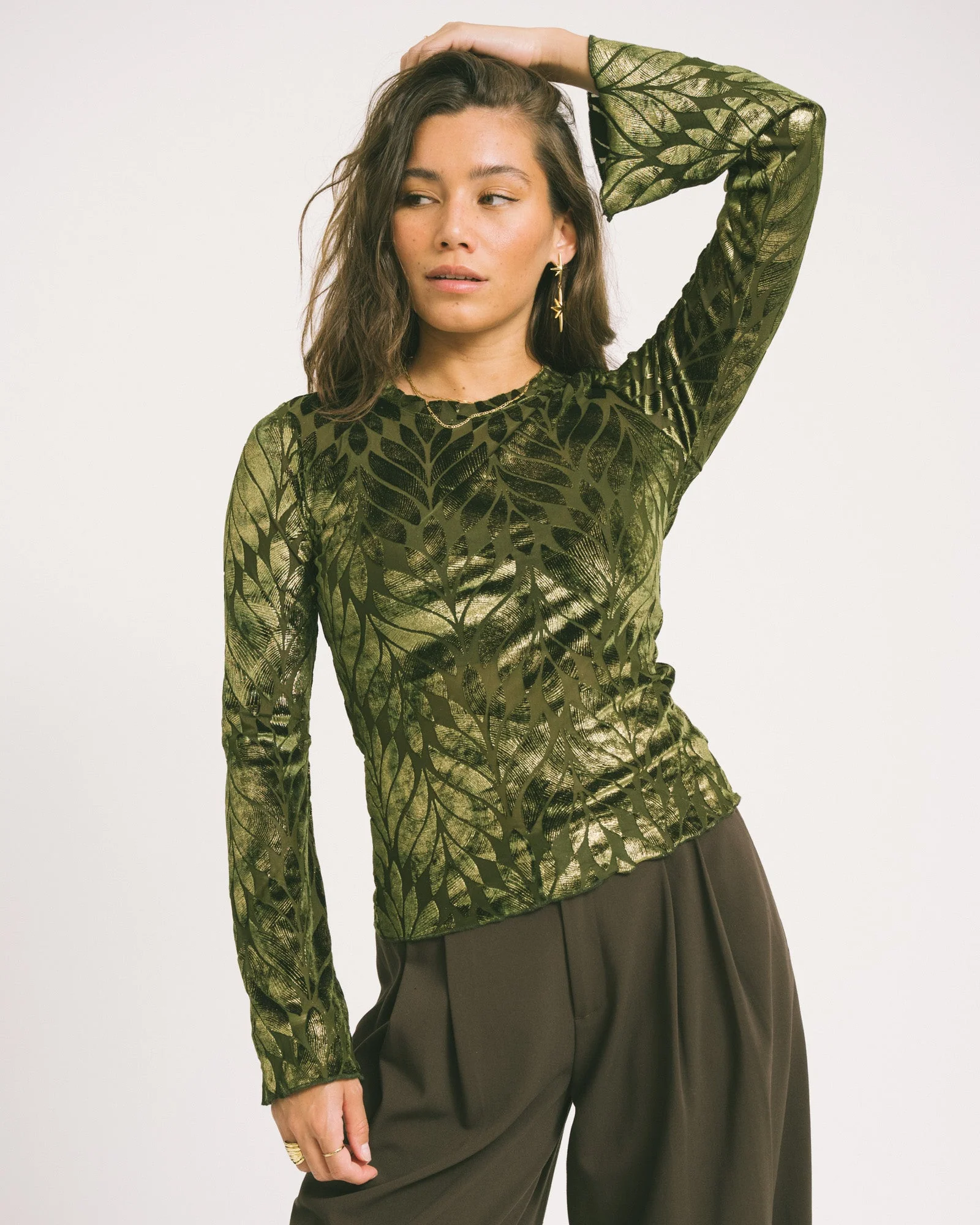 TILTIL Tiche longsleeve Olive - Image 2