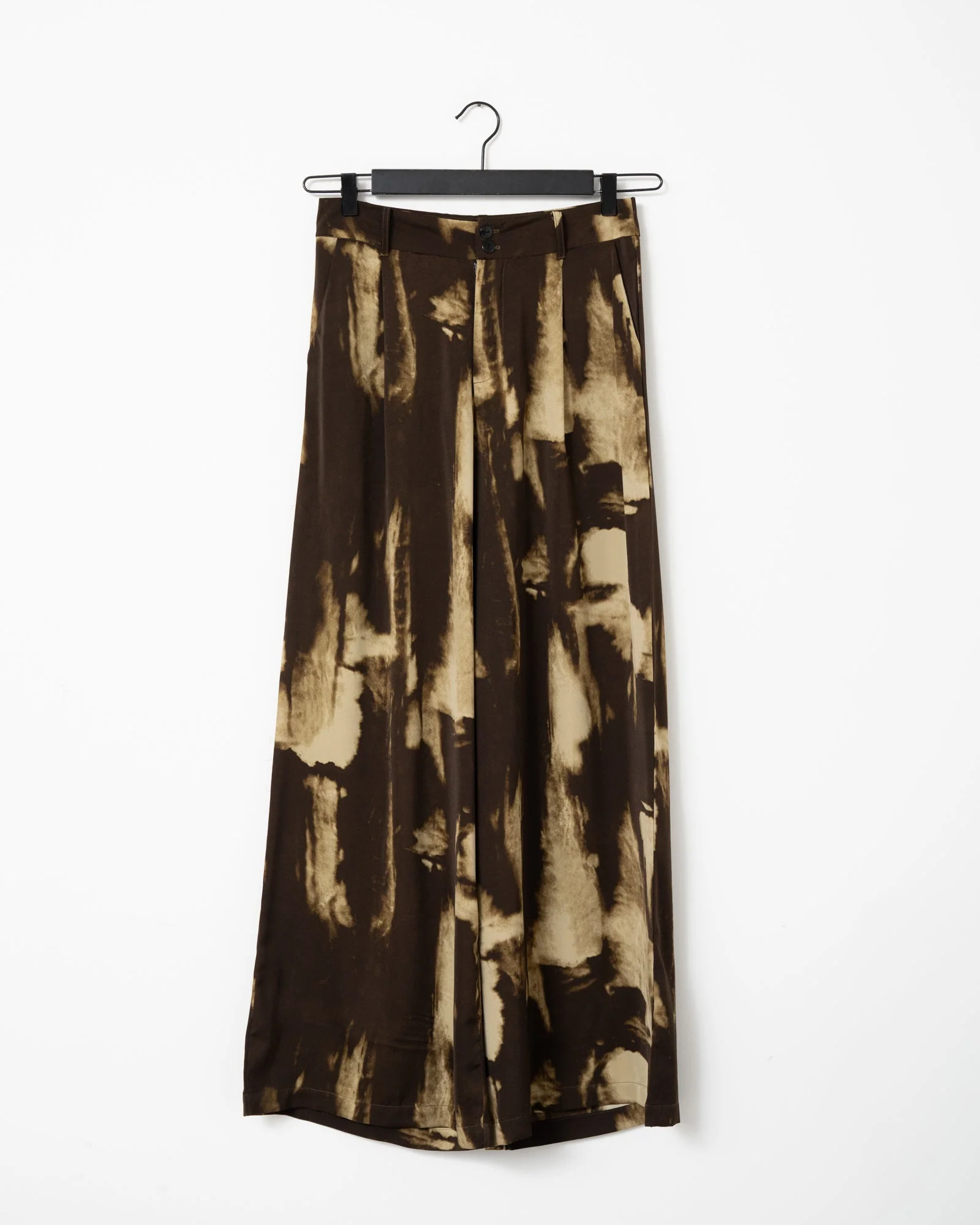 TILTIL Suze Abstract Pants Brown Beige - Image 7