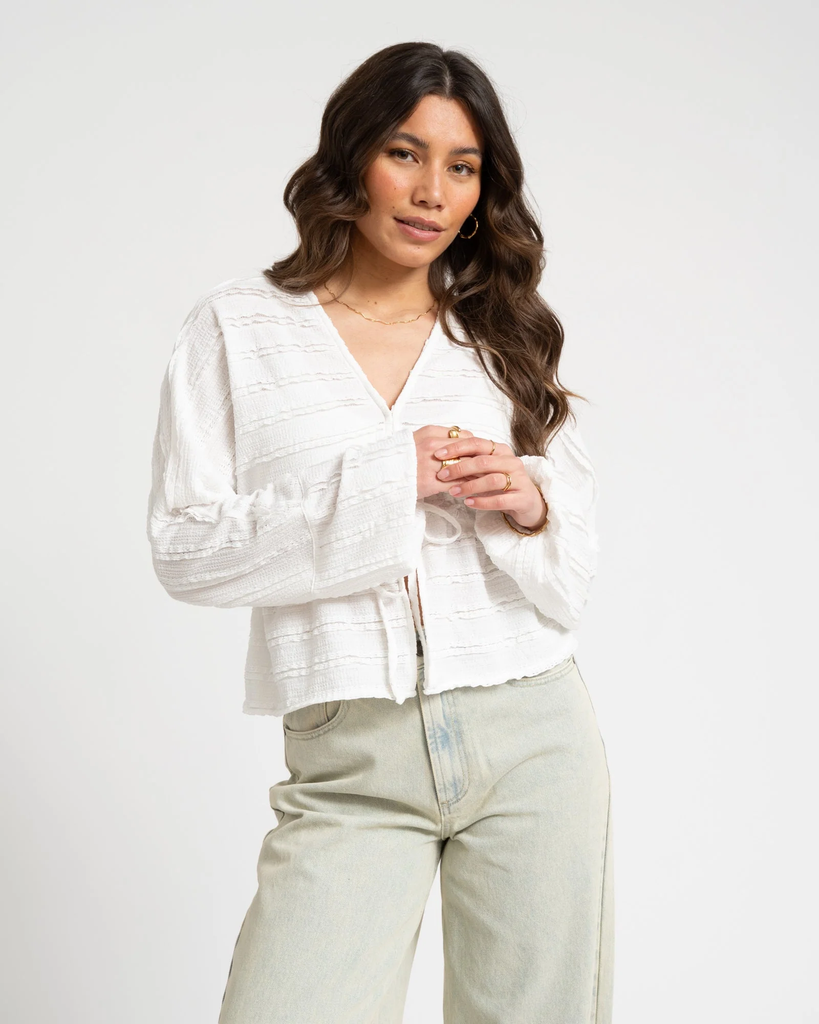 TILTIL Uma Lace Blouse White - Image 2