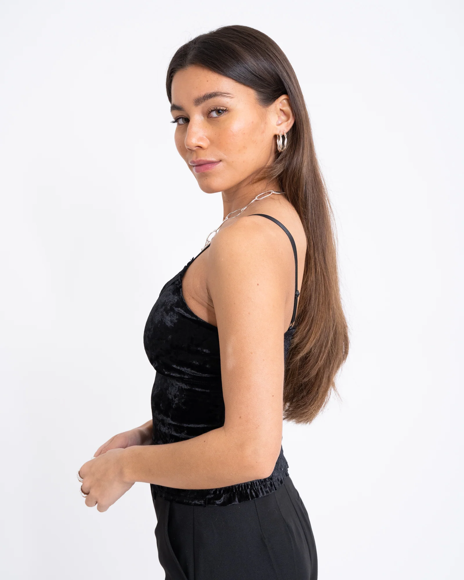 TILTIL Velly Velvet Top Lace Zwart - Image 4