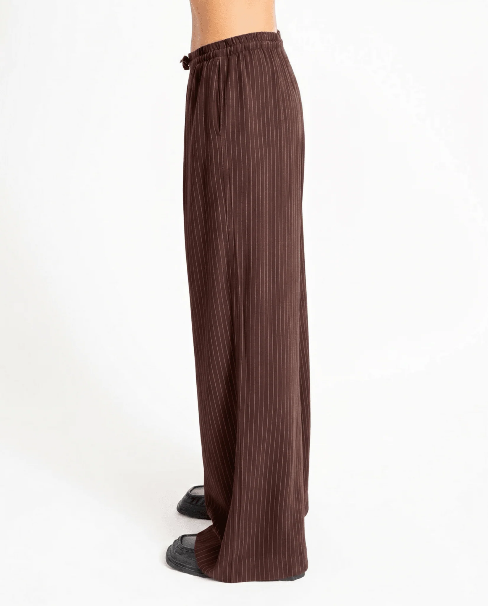 TILTIL Wide Lyna Trousers Brown - Image 5