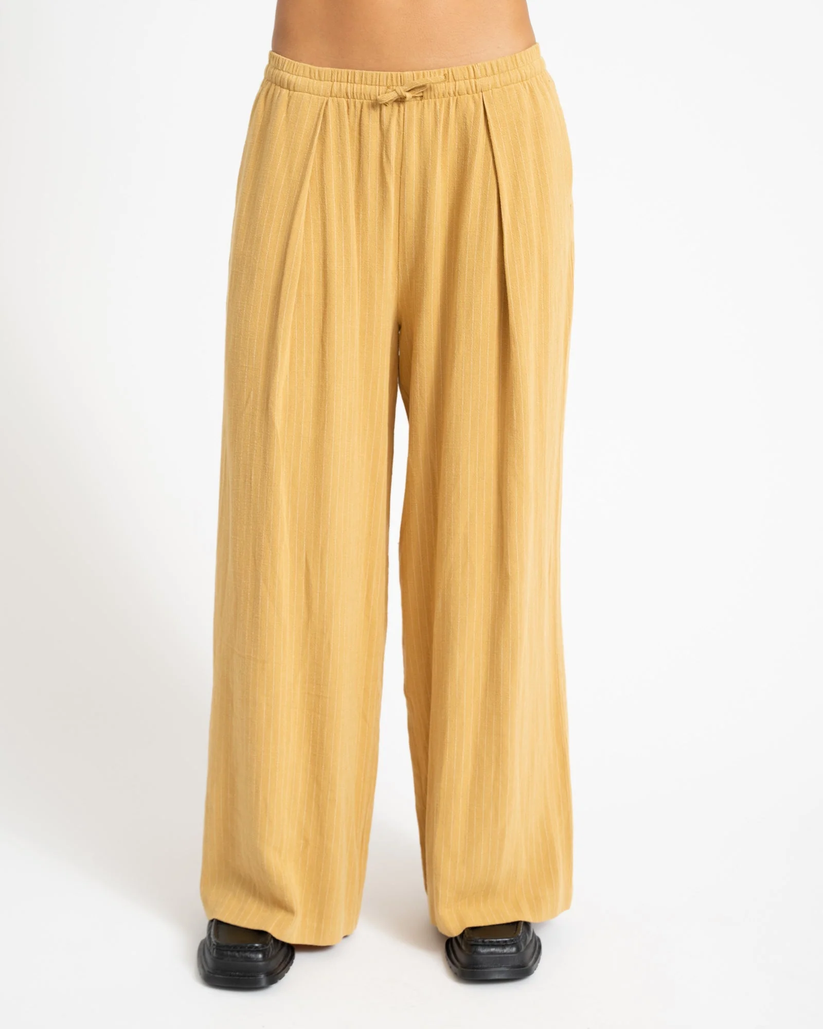 TILTIL Wide Lyna Trousers Yellow - Image 3