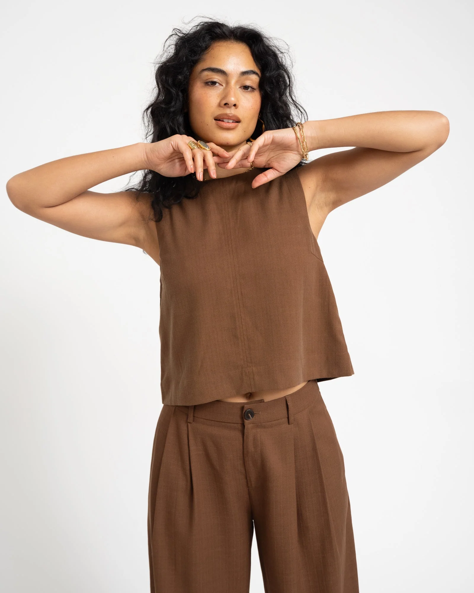 TILTIL Yoza Top Bruin