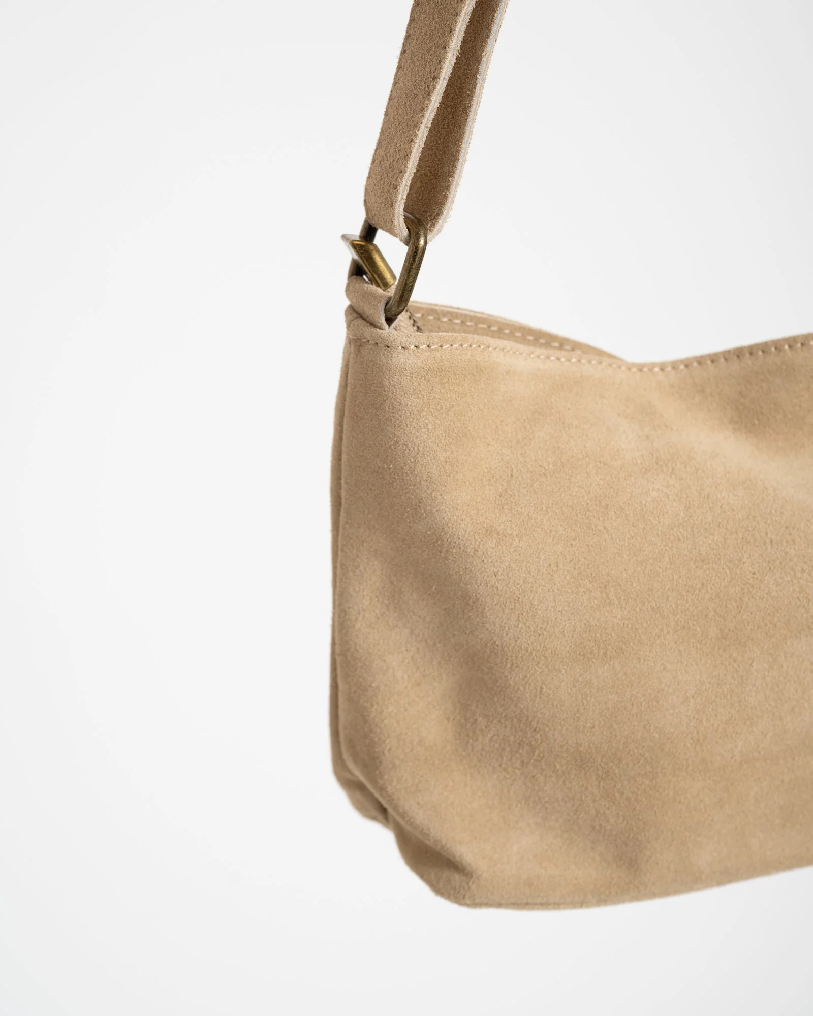 Karin Suede Tas Zand - Image 3
