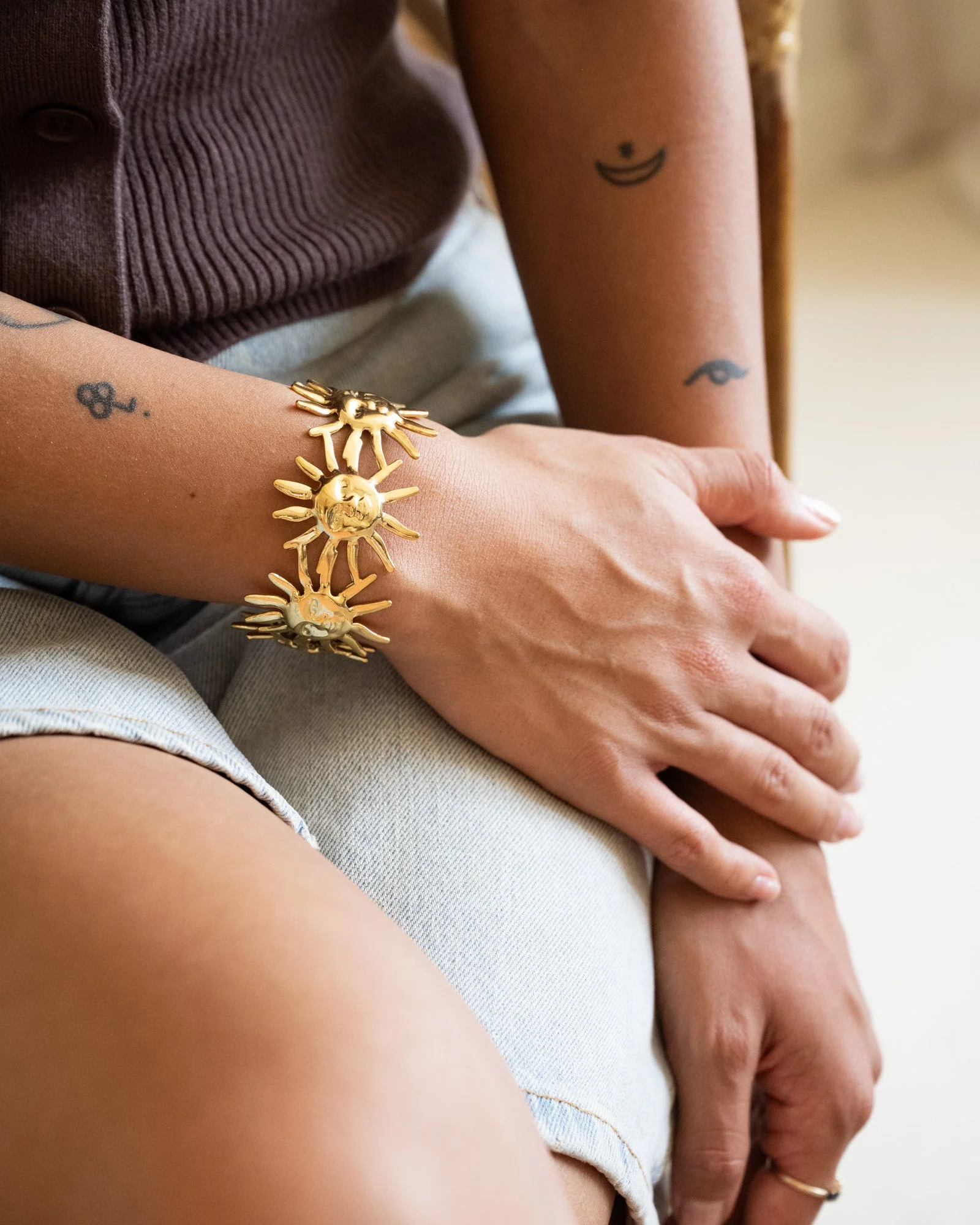TILTIL Bracelet Bangle Sunny Gold - Image 3
