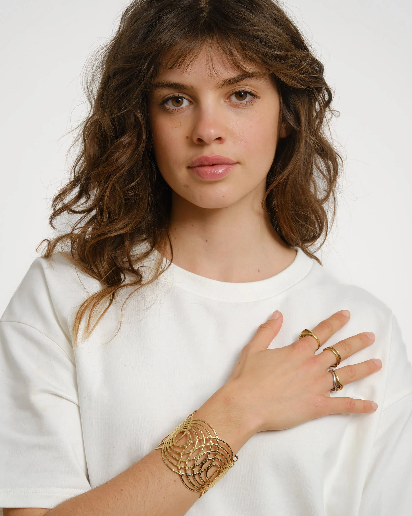 TILTIL Armband Circle Bangle Goud - Image 5