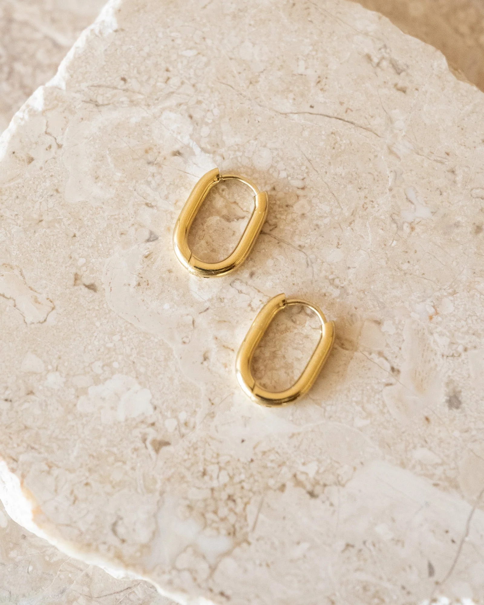 TILTIL Set van 2 Oorbellen Josy Oval Goud - Image 6