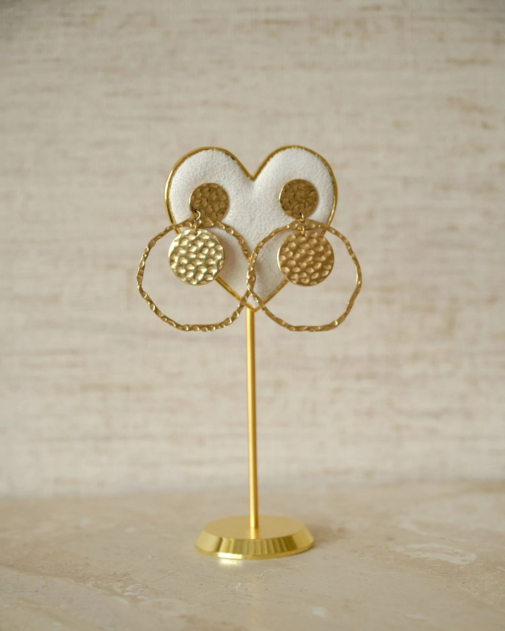 TILTIL Earrings Triple Circle Goud - Image 4