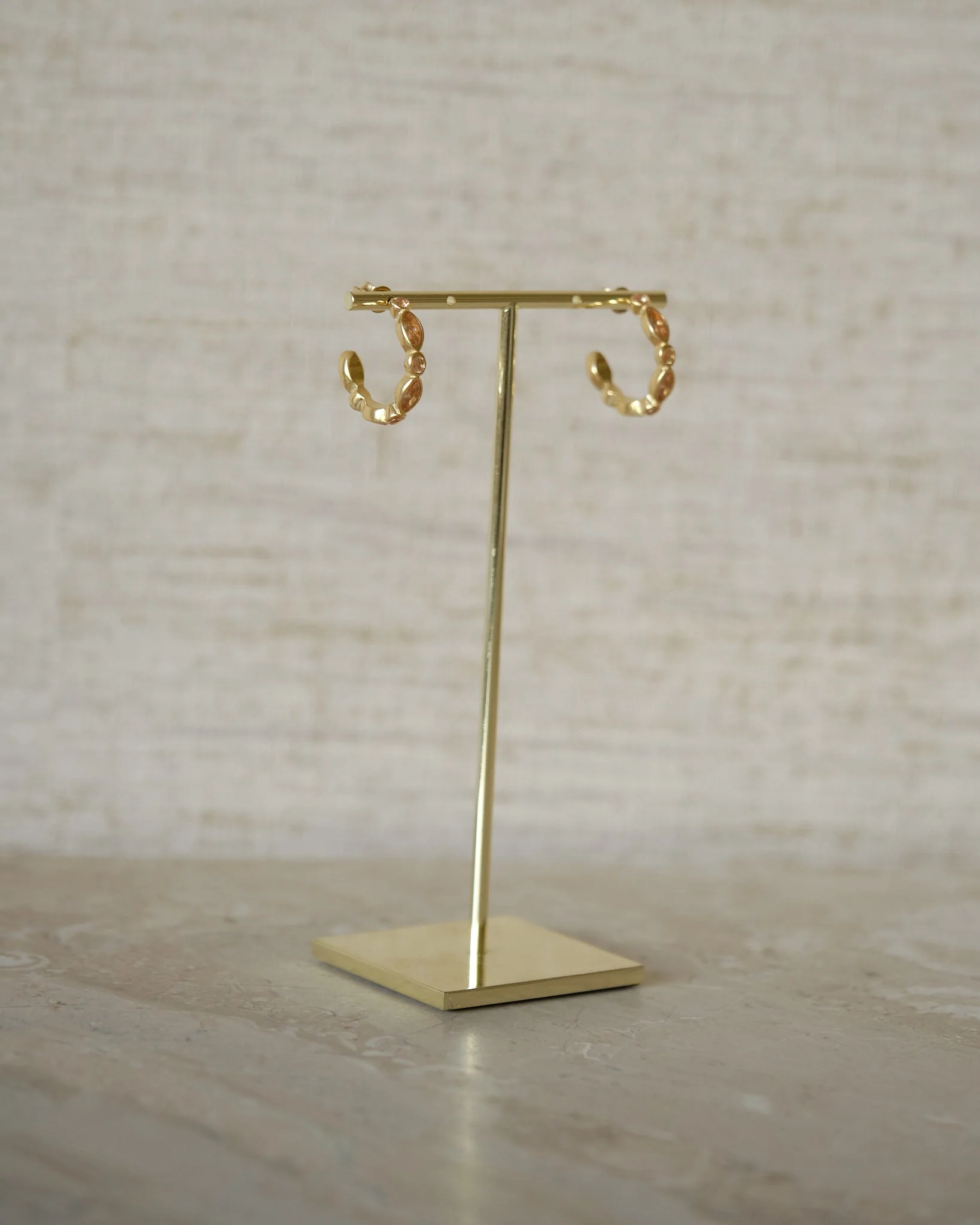 TILTIL Set van 2 Oorbellen Zircon Large Oranje - Image 3