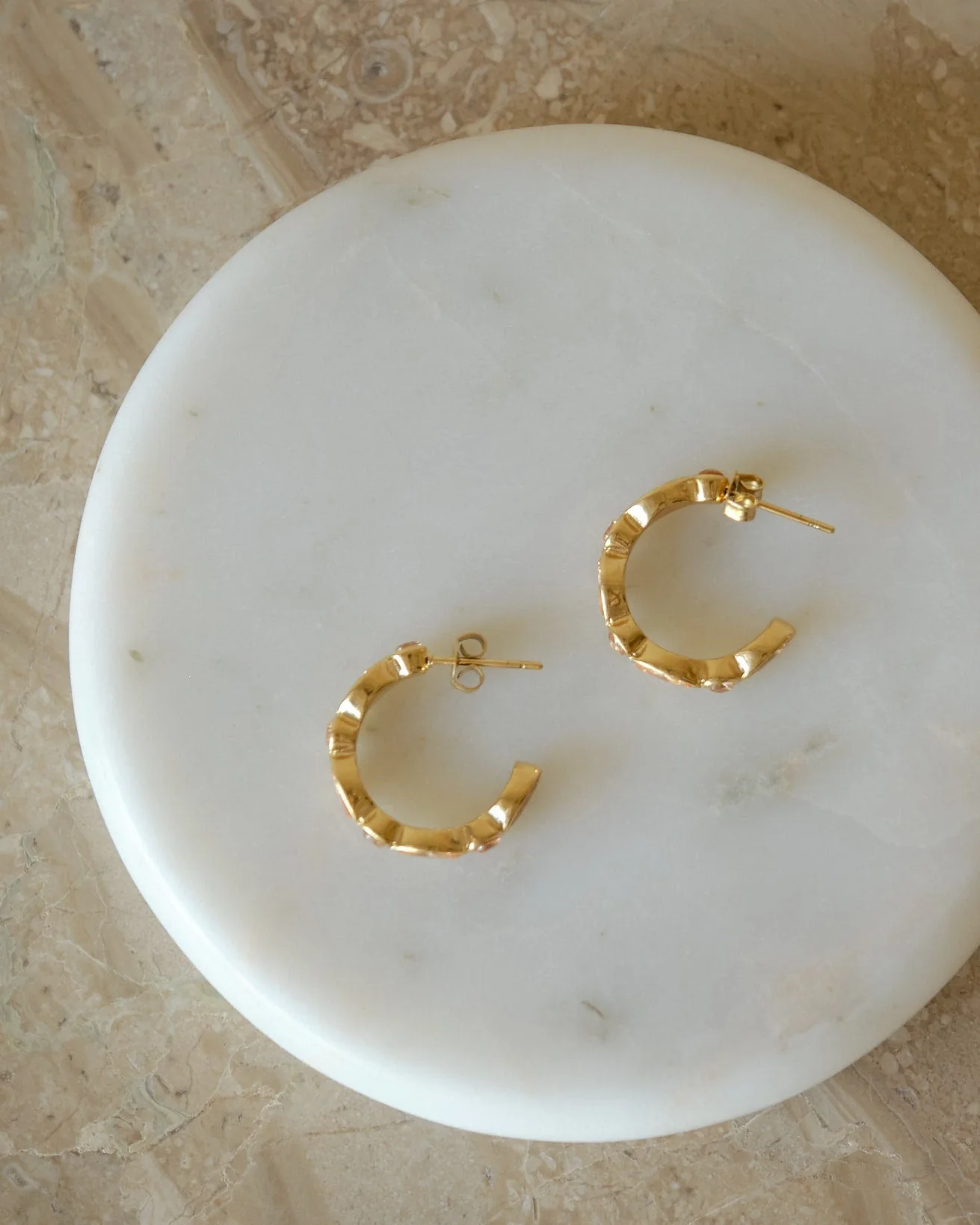 TILTIL Set van 2 Oorbellen Zircon Large Oranje - Image 6