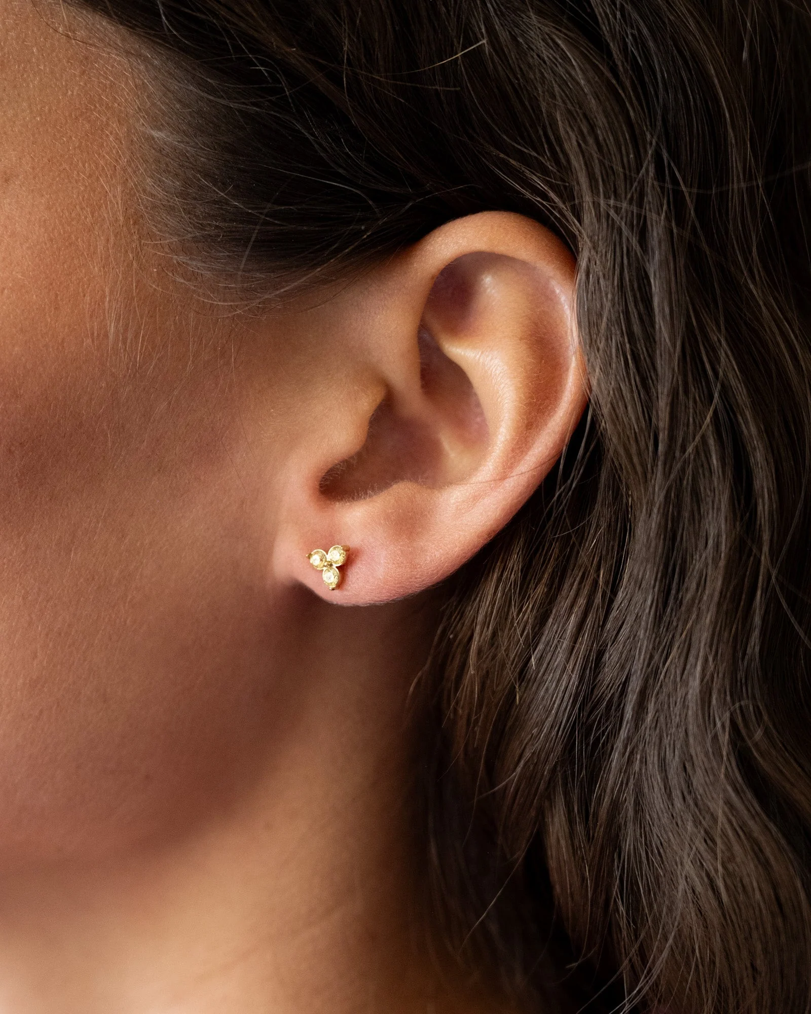 TILTIL Set van 2 Oorbellen Zircon Stud Groen - Image 2