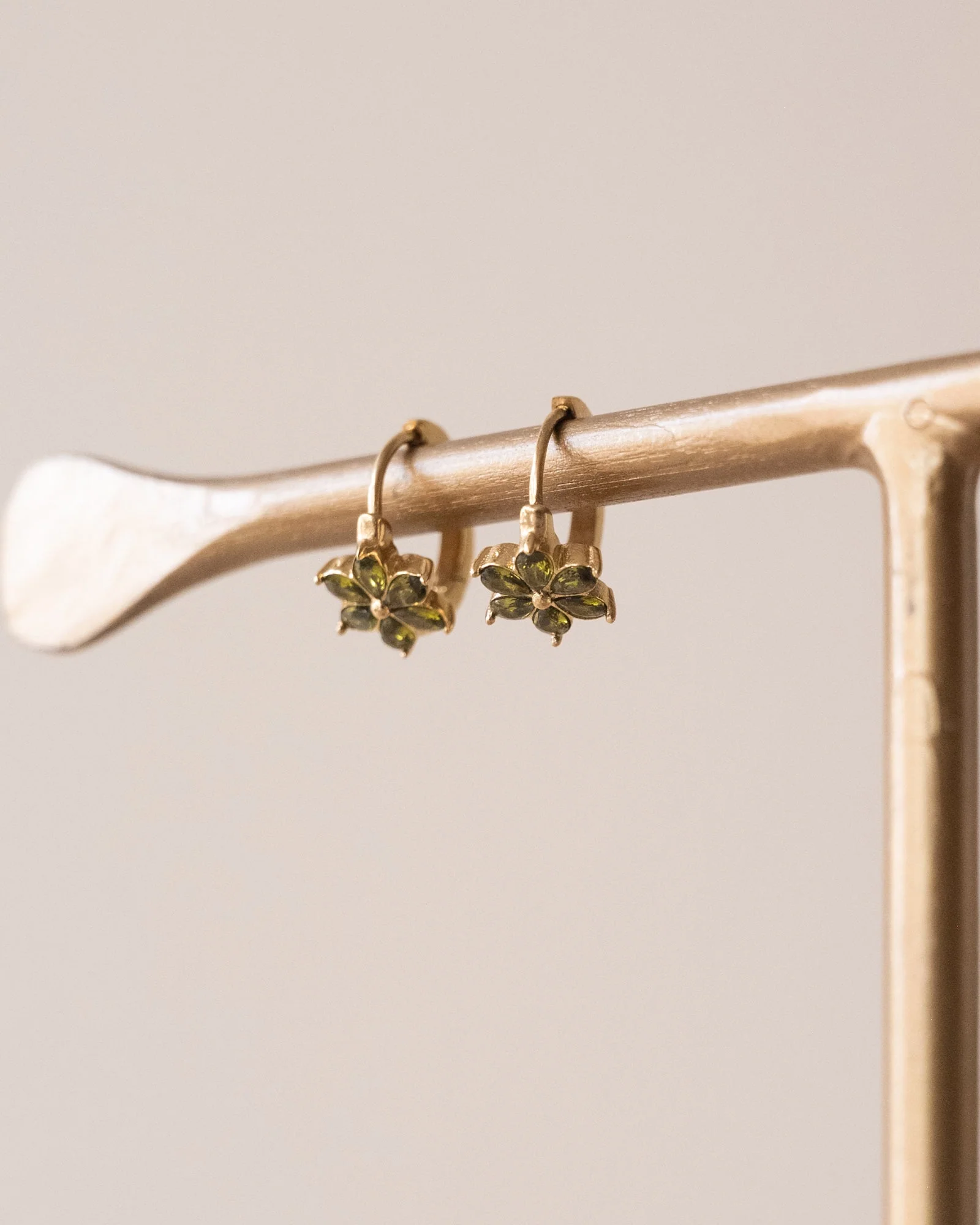TTG Set van 2 Zirconia Bloem Oorbel Goud - Image 5