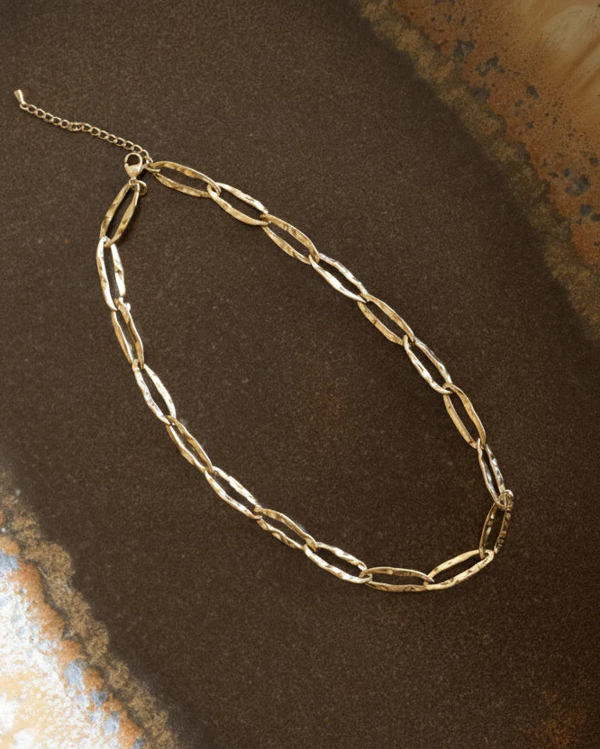 TILTIL Goldplated Ketting Rhode Chunky - Image 5