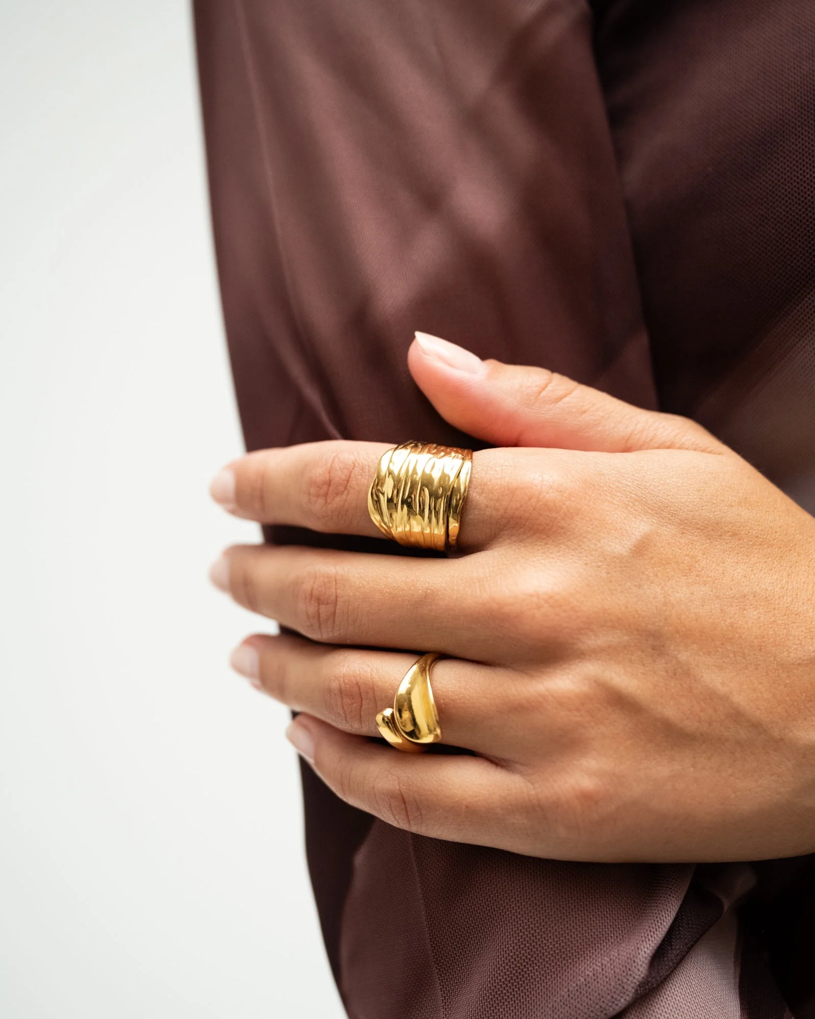 TILTIL Goldplated Ring Elly Gold - Image 3