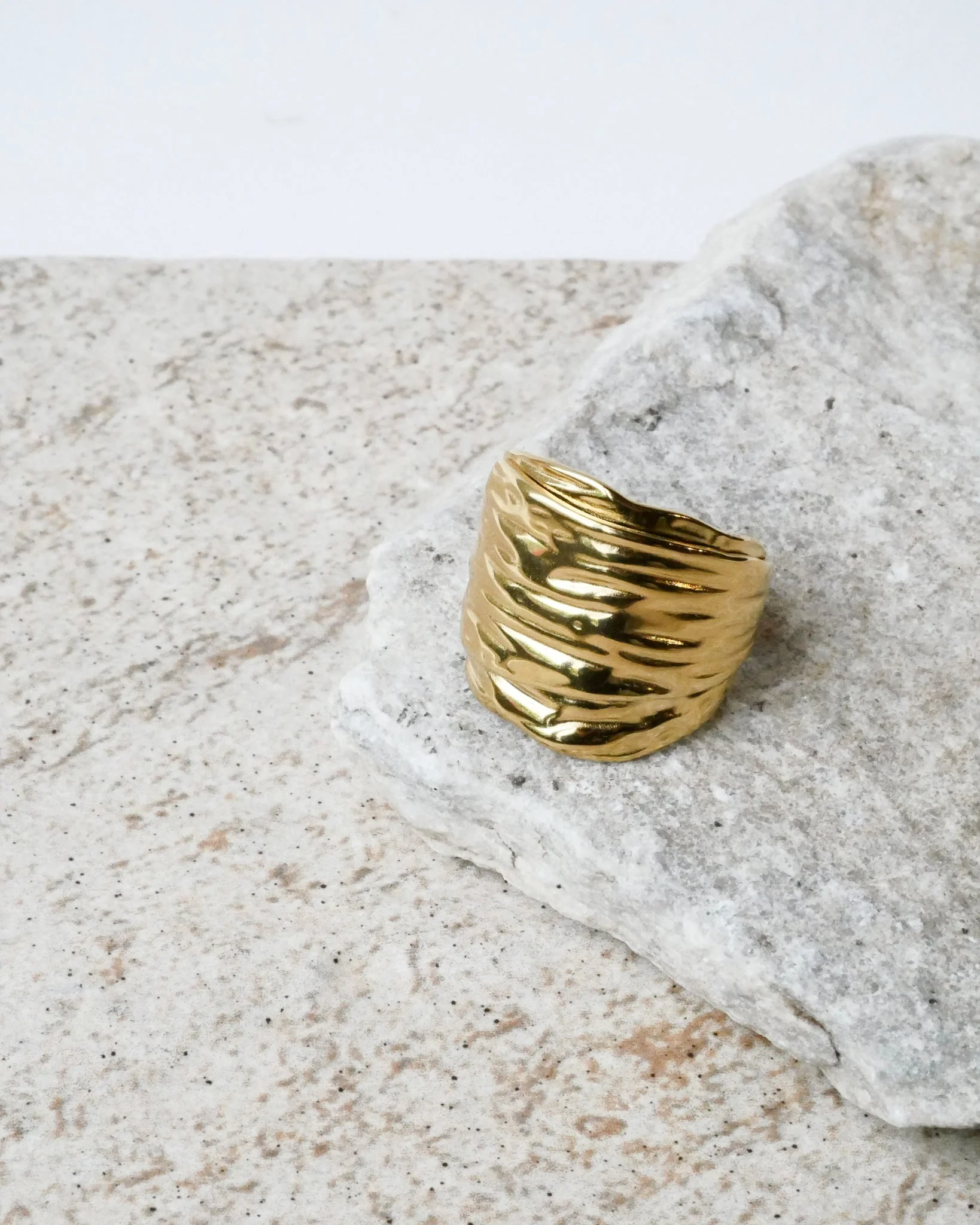 TILTIL Goldplated Ring Elly Gold - Image 4