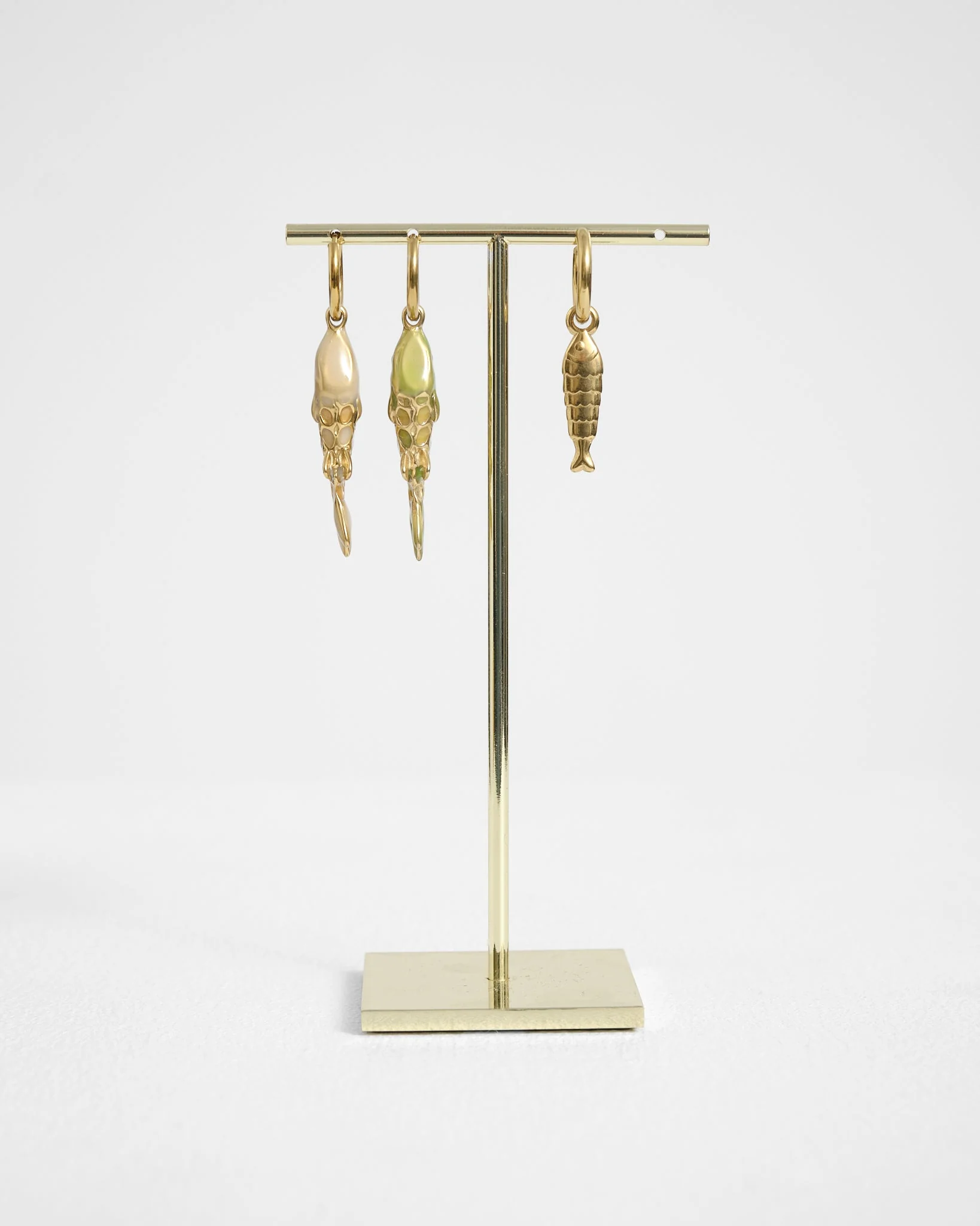 TILTIL Set van 2 Hoop Goldplated Fishy Friend Goud - Image 5