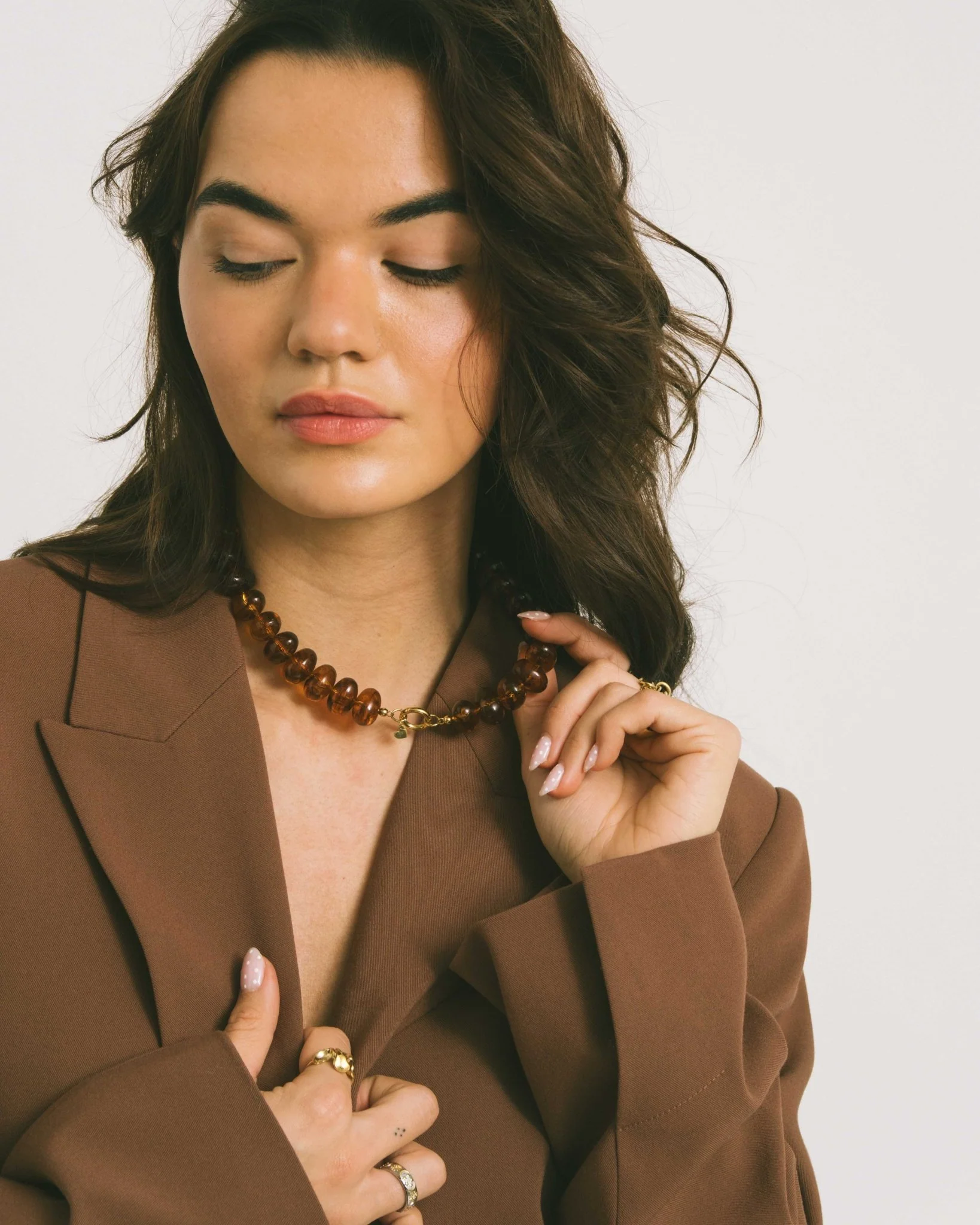 TILTIL Ketting Choco Glow Goud Bruin - Image 3