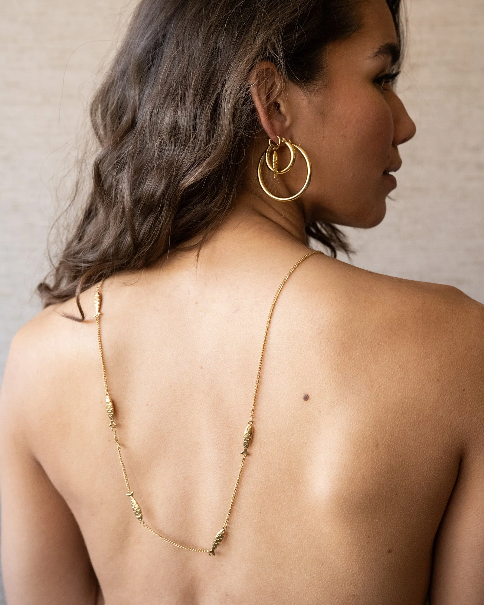 TILTIL Ketting Fish Long Goud - Image 3