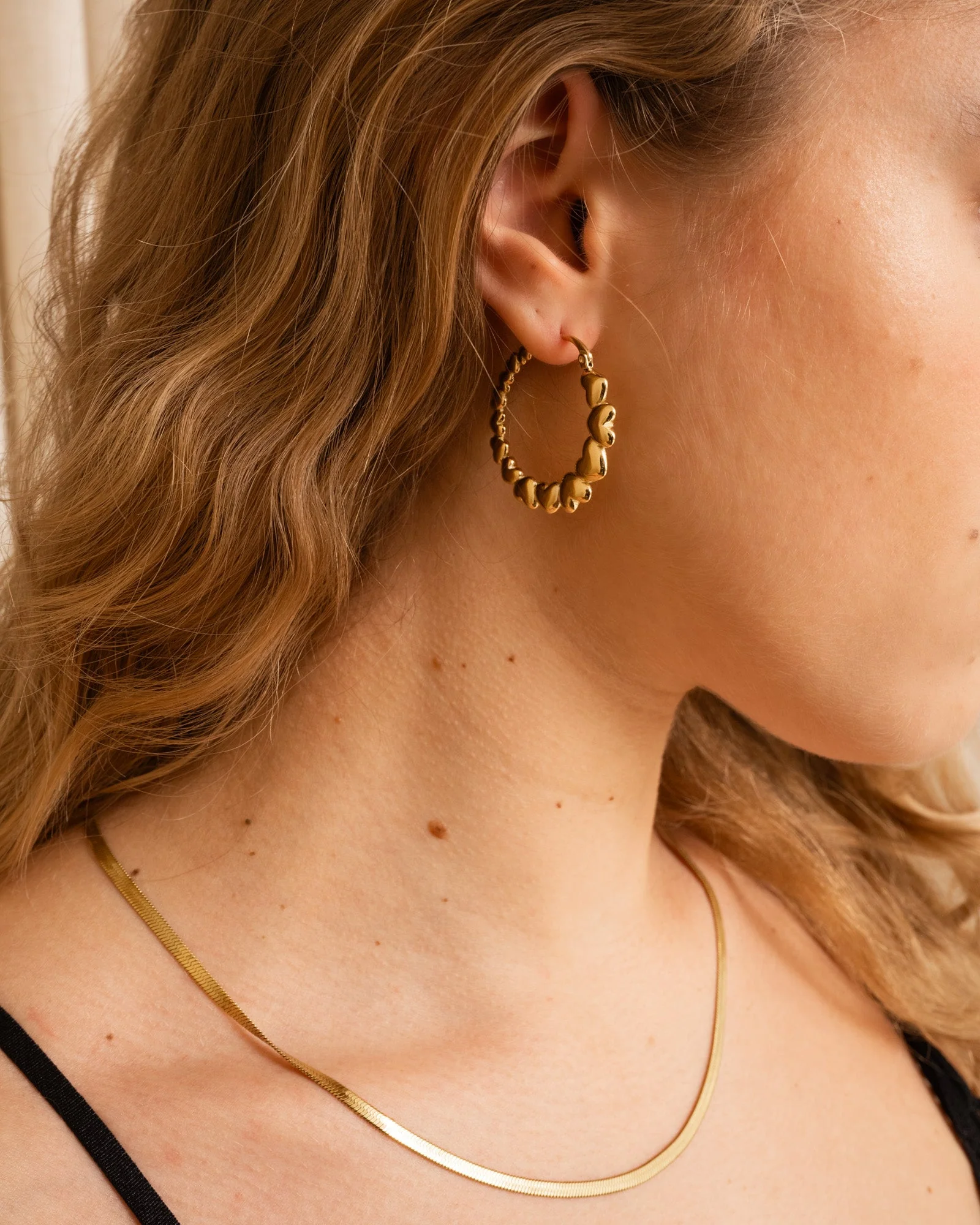TILTIL Necklace Francy Flat Snake Chain Gold - Image 2