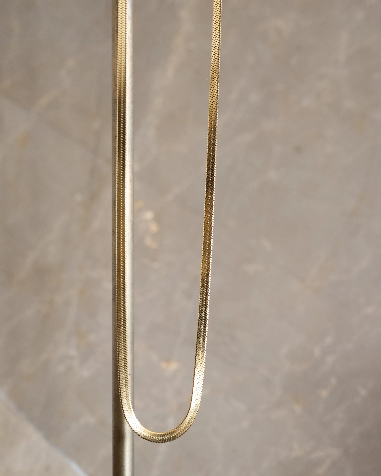 TILTIL Necklace Francy Flat Snake Chain Gold - Image 3