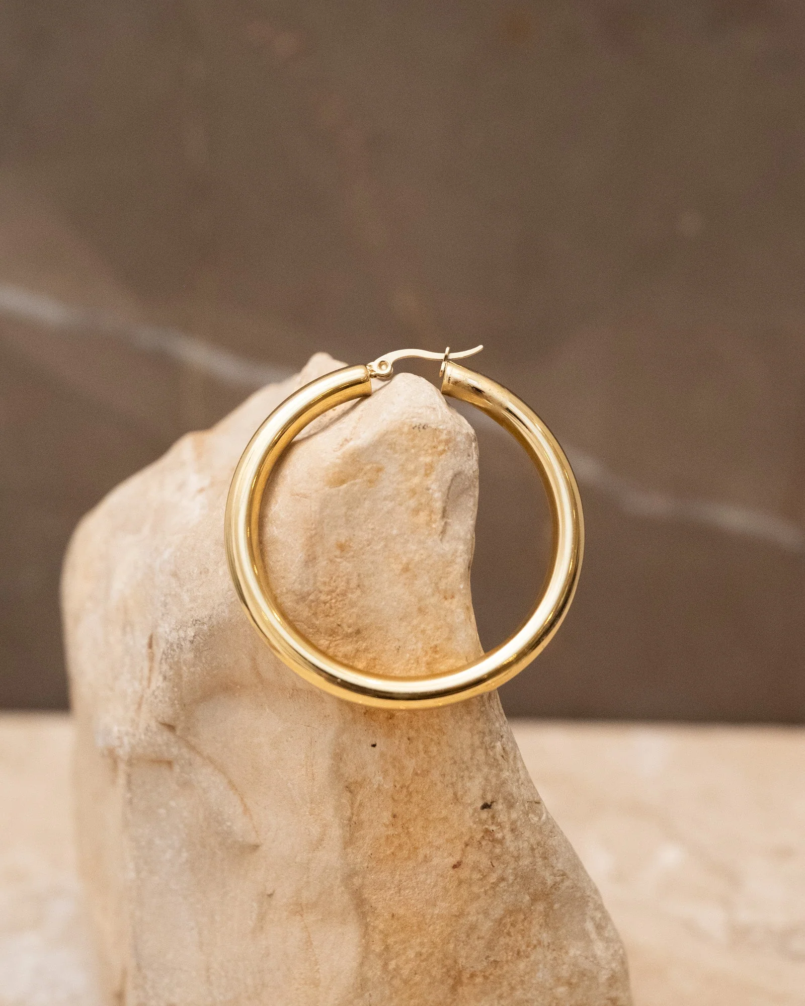 TILTIL Set van 2 Hoops Goldplated Boldy - Image 4