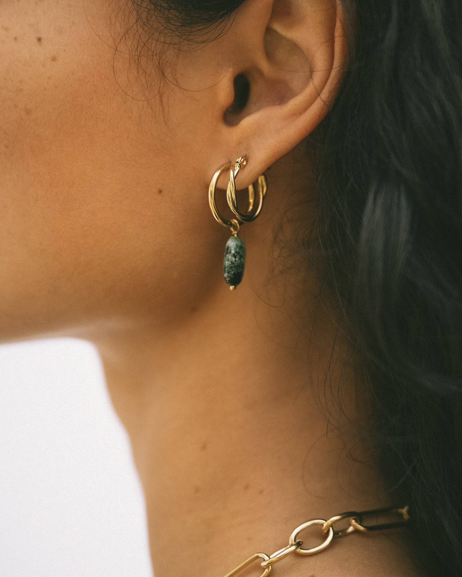 TILTIL Set van 2 Hoops Goldplated Freya - Image 2
