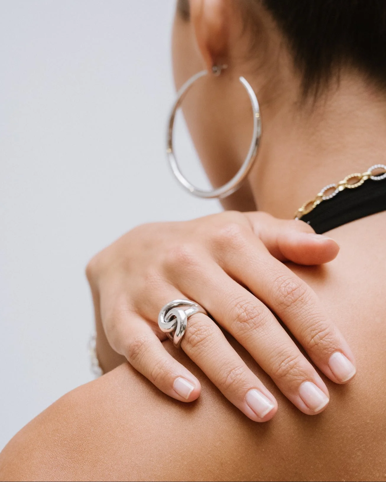 TILTIL Ember Embrace Ring Silver - Image 4