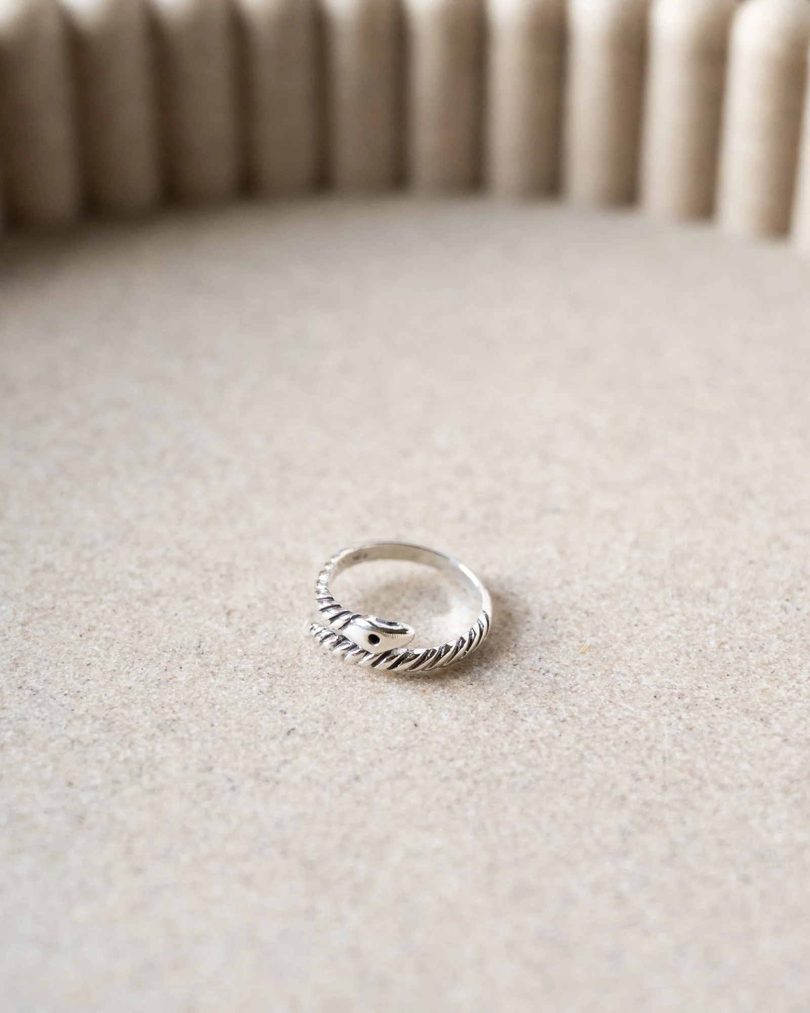 TILTIL Sally Snakey Ring Silver - Image 2