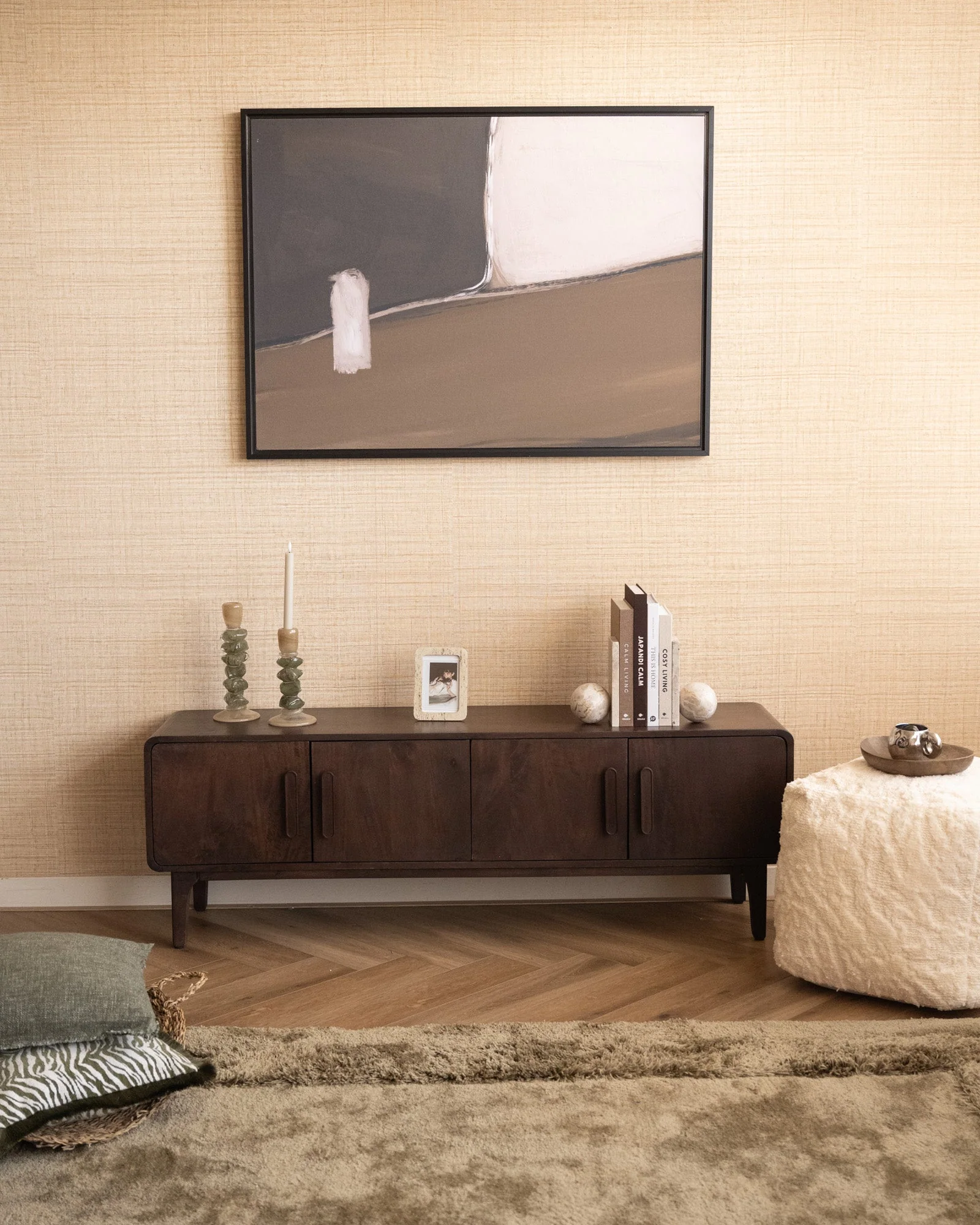 X-Large Wall Art Abstract Chocolate - Image 3