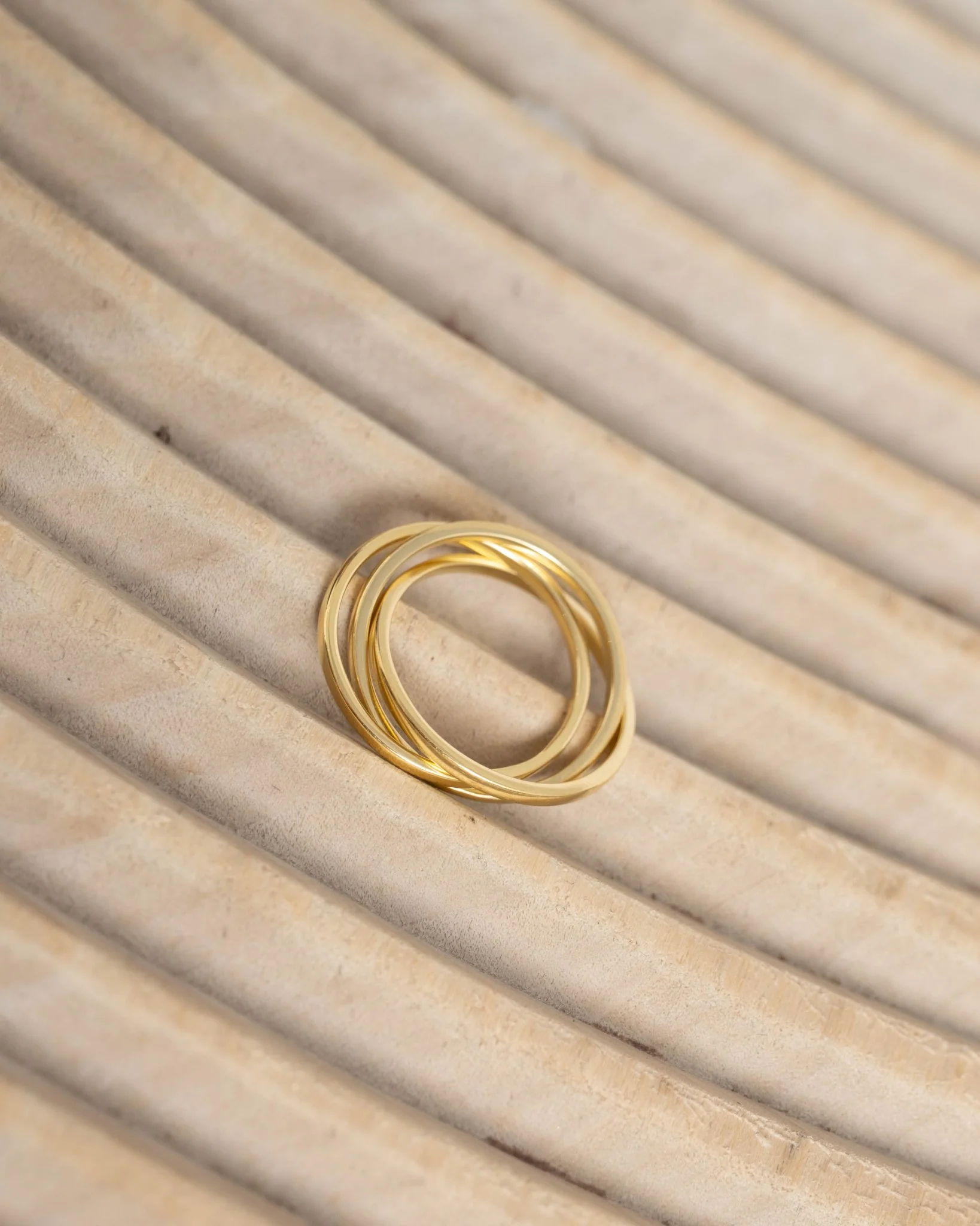 Brass Multi Ring Goud - Image 3