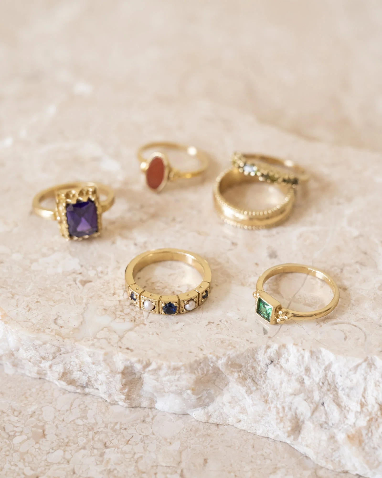 Ring Brass Magic Star Gold - Image 4