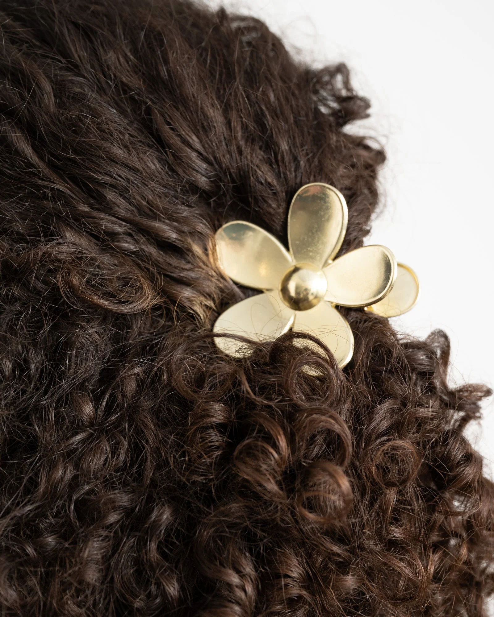 Claw Clip Daisy Goud